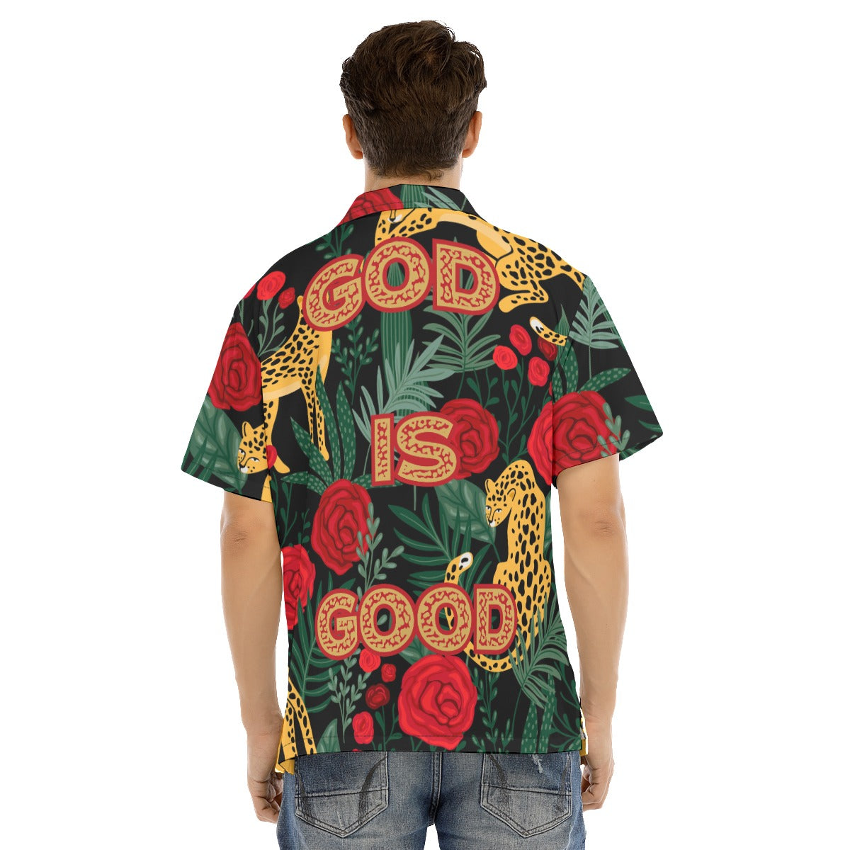 God is Good Button Up Short Sleeves Shirt
