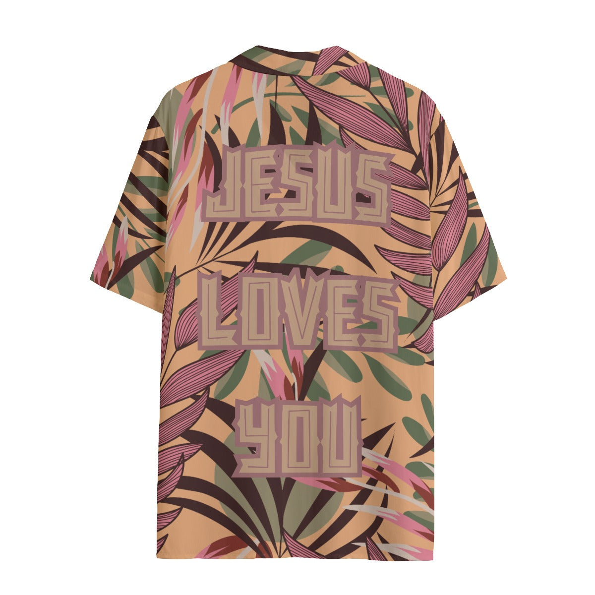 Jesus Loves You Women's Rayon Hawaiian Shirt