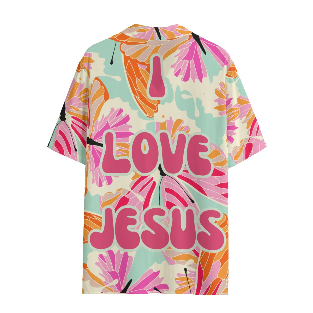I Love Jesus Women's Rayon Hawaiian Shirt