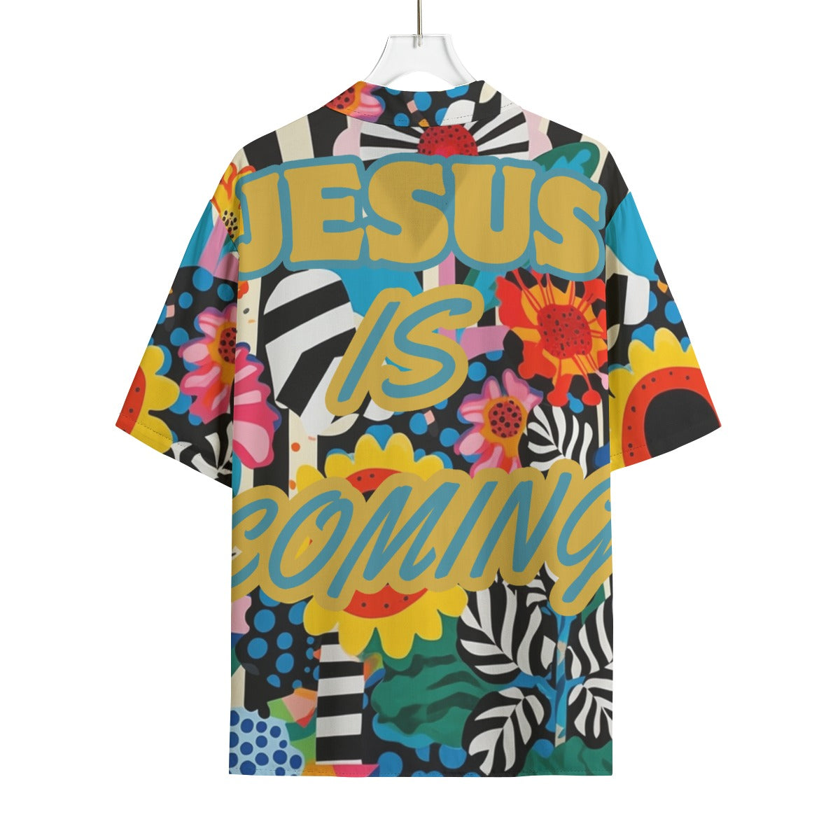 Jesus is coming Hawaiian Rayon Shirt