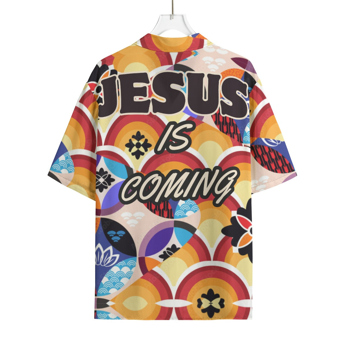 Jesus is coming Hawaiian Rayon Shirt