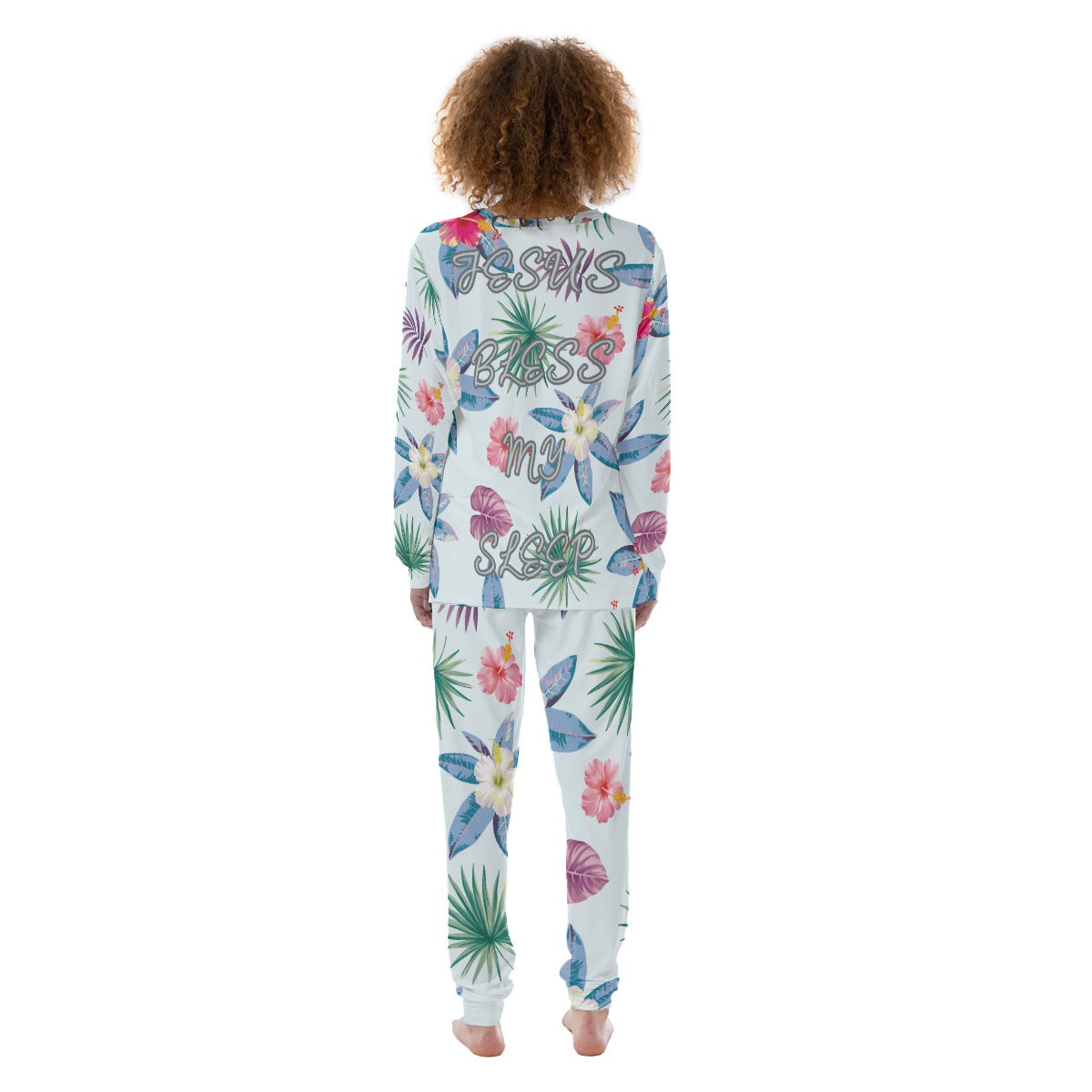 Jesus Bless My Sleep Cotton Women's Pajamas
