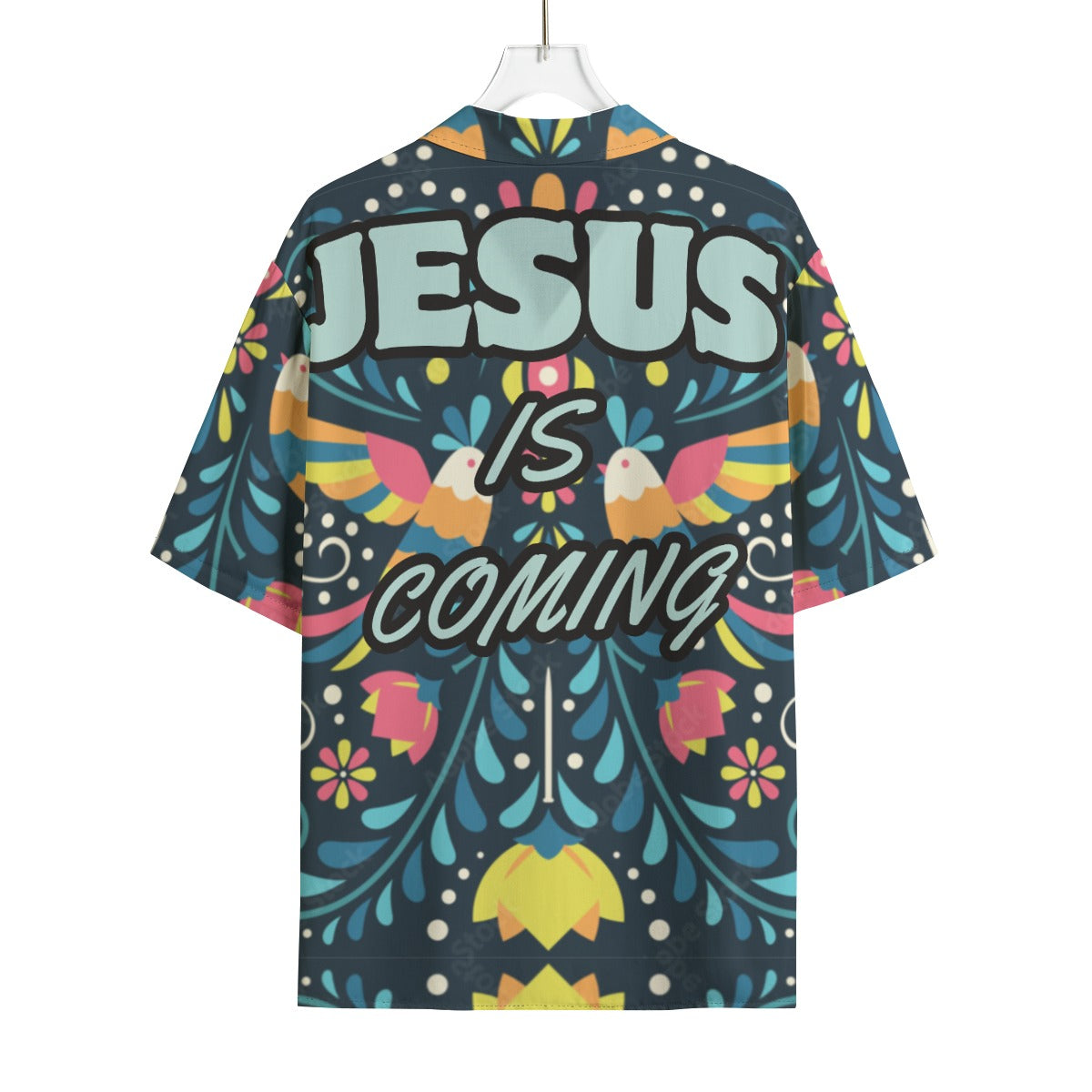 Jesus is coming Hawaiian Rayon Shirt