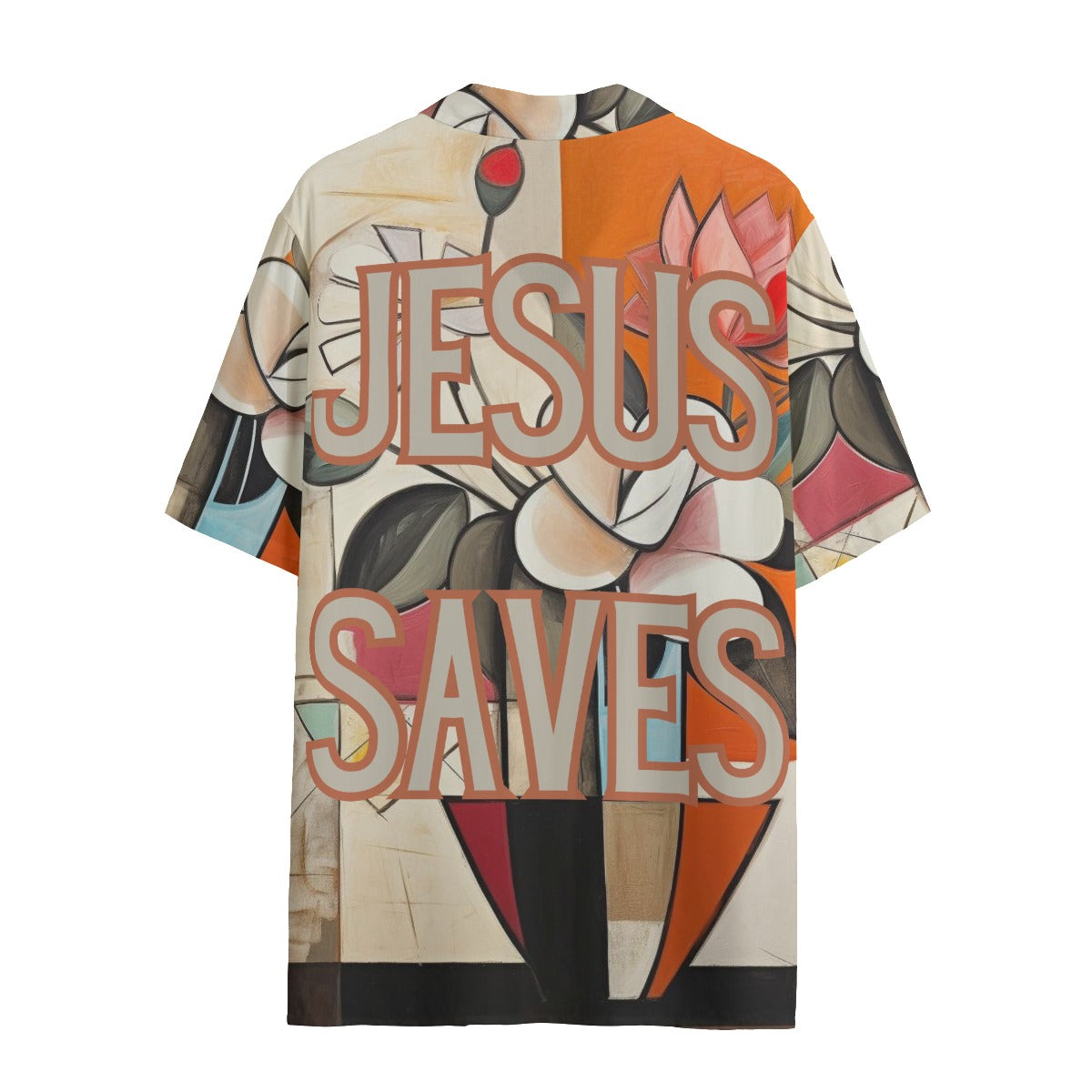 Jesus Saves Women's Rayon Hawaiian Shirt