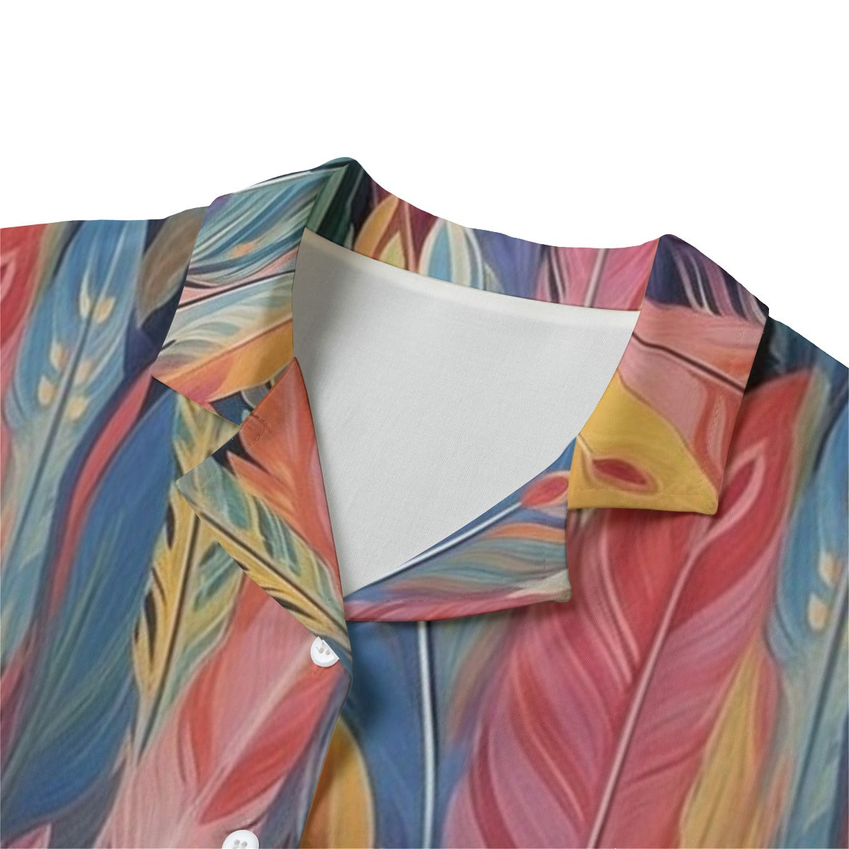 He Will Cover You Women's Rayon Hawaiian Shirt
