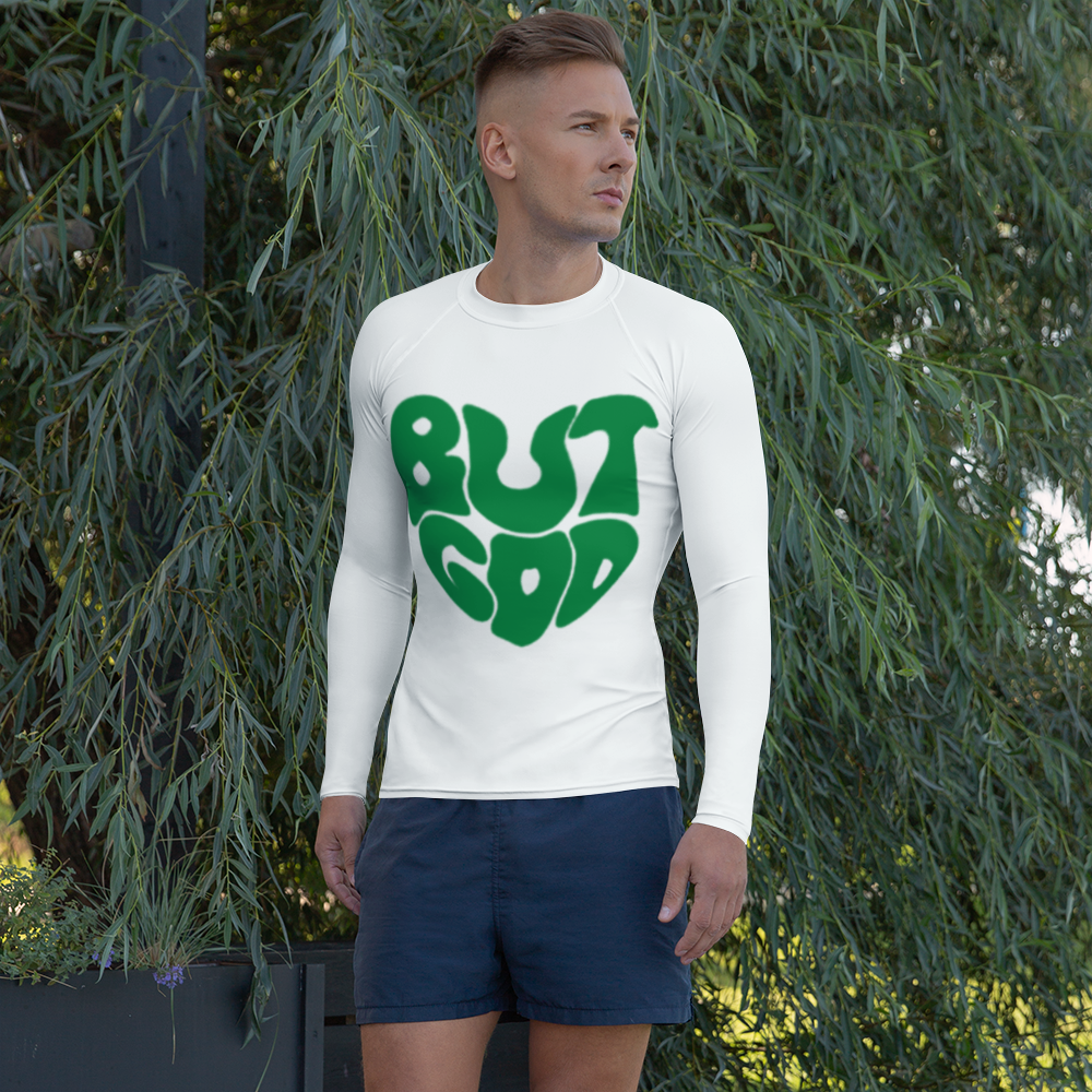 But God Men's Rash Guard