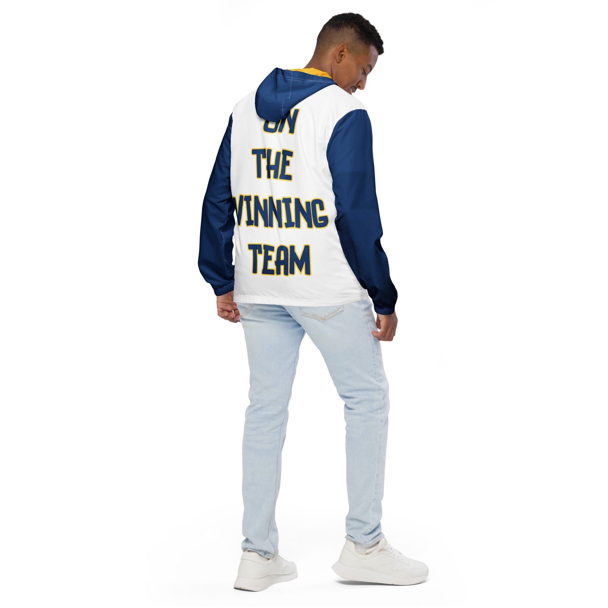 On the winning team Men’s windbreaker