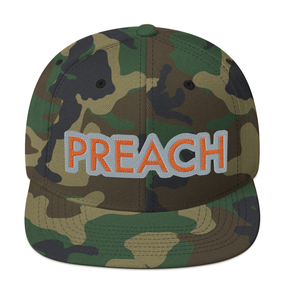 Preach Snapback Hat