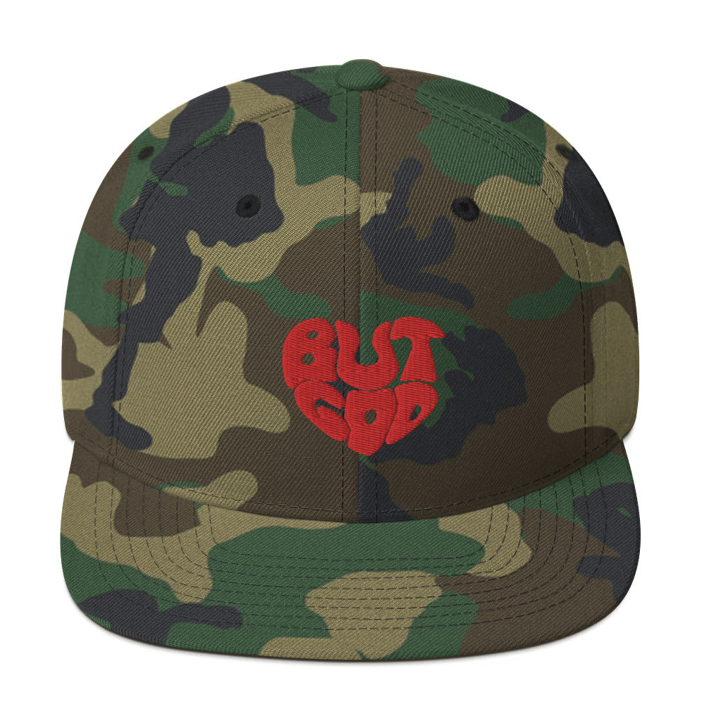 But God Snapback Hat