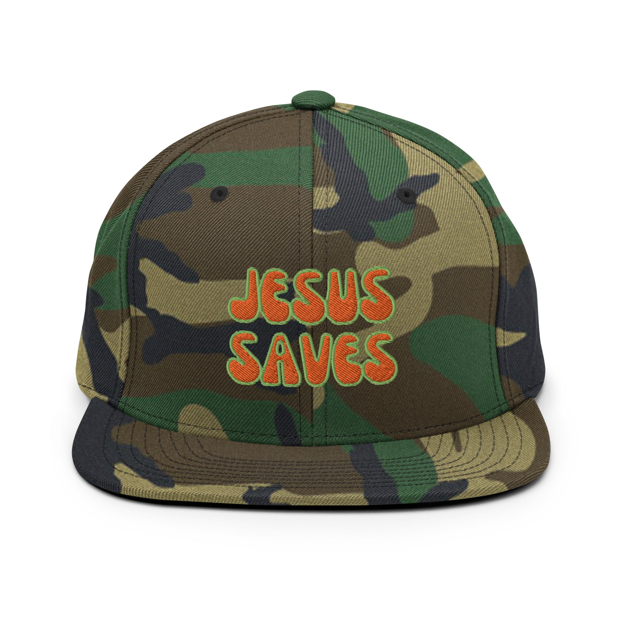 Jesus Saves Snapback Hat