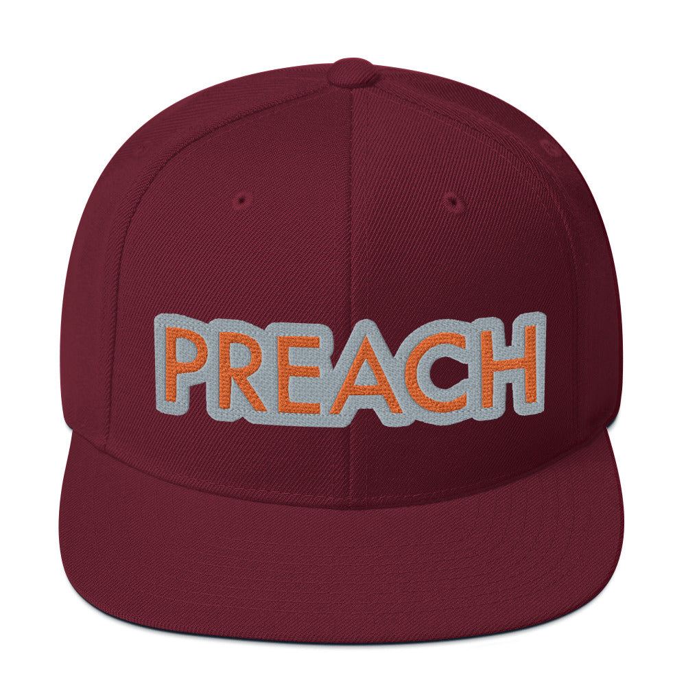 Preach Snapback Hat
