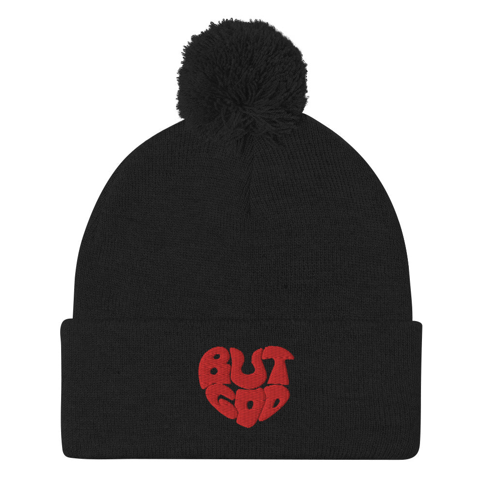 But God Pom-Pom Beanie