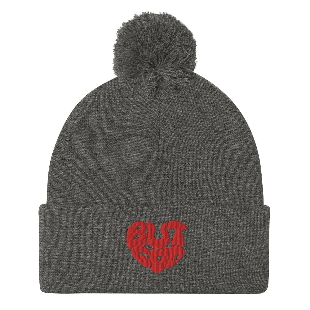 But God Pom-Pom Beanie