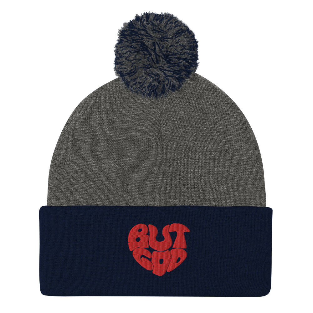 But God Pom-Pom Beanie
