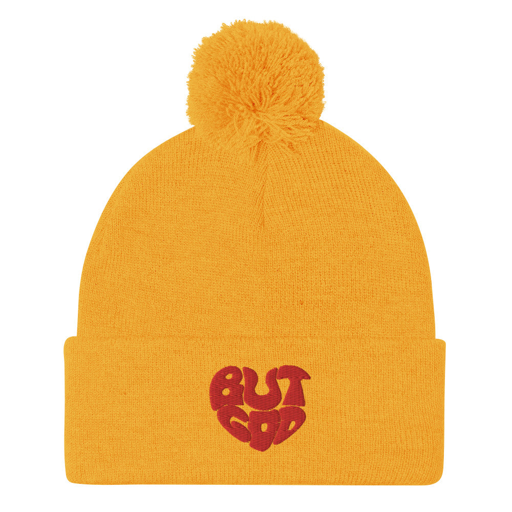 But God Pom-Pom Beanie