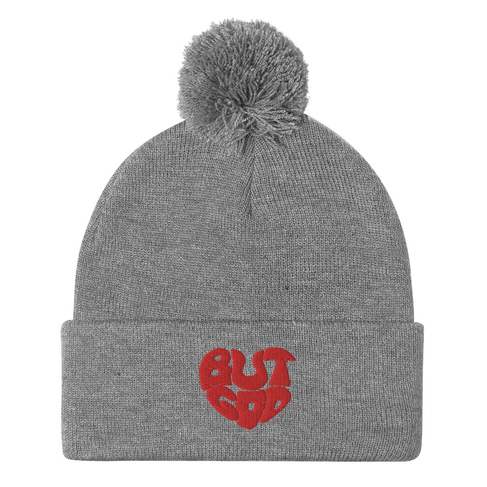 But God Pom-Pom Beanie