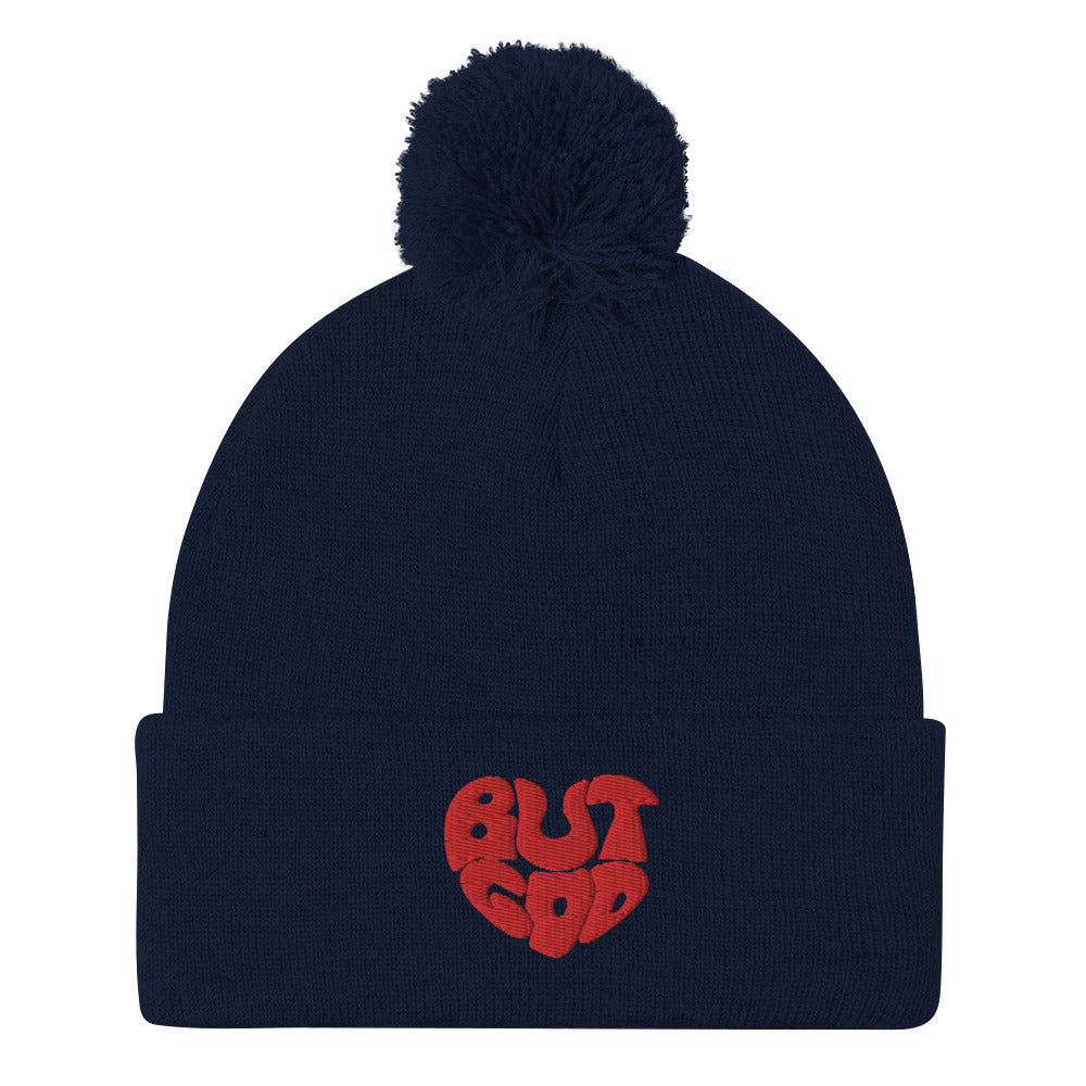 But God Pom-Pom Beanie