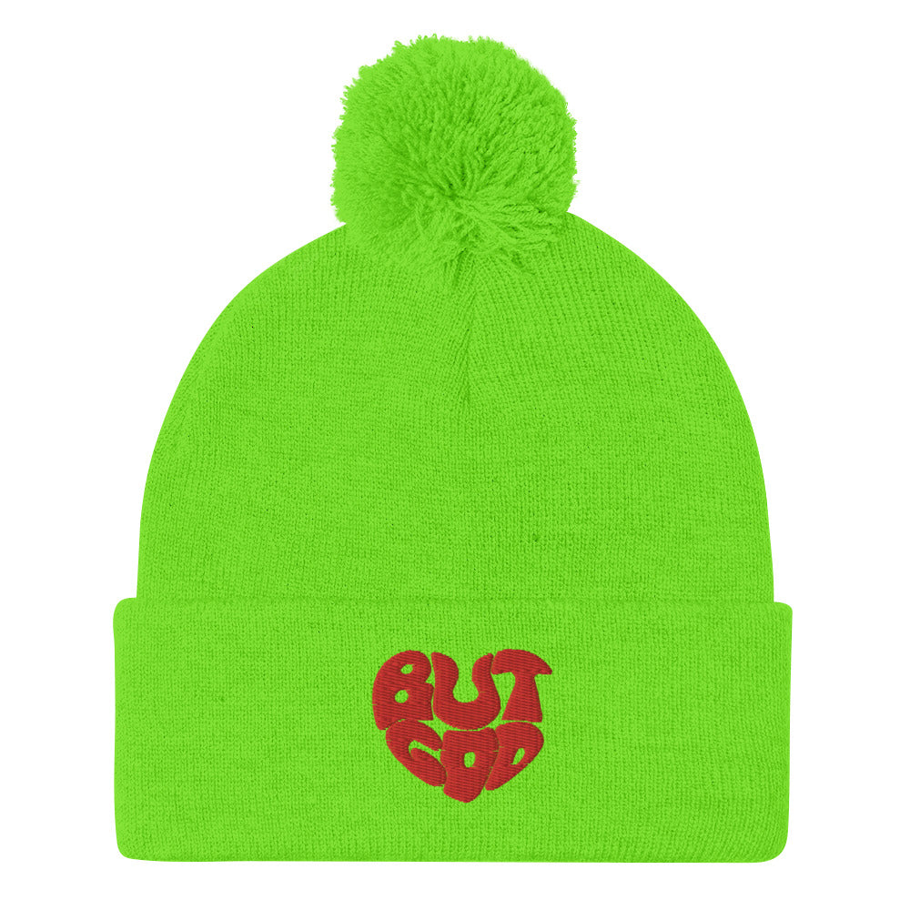 But God Pom-Pom Beanie