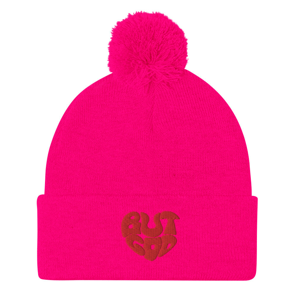 But God Pom-Pom Beanie