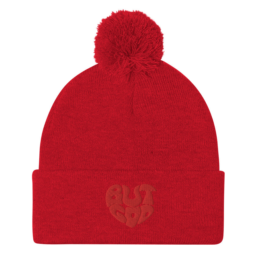 But God Pom-Pom Beanie
