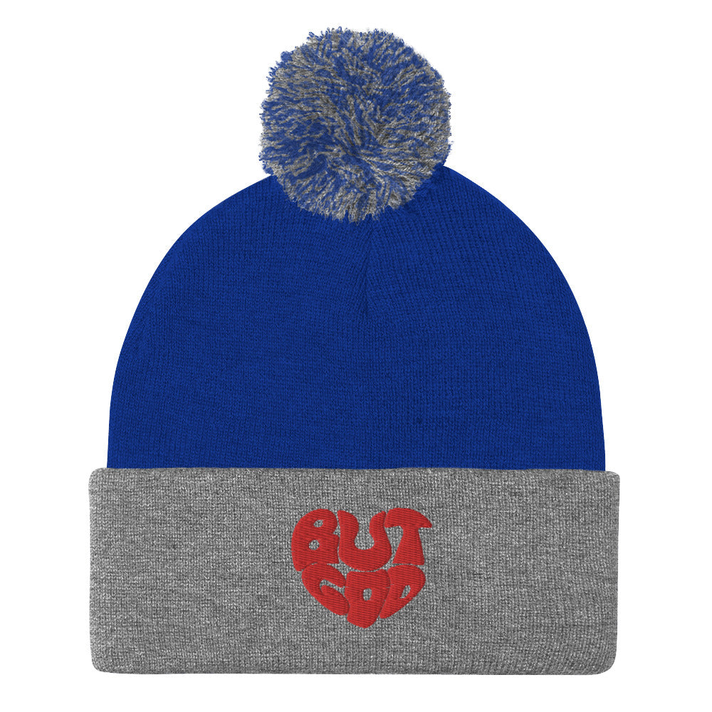 But God Pom-Pom Beanie