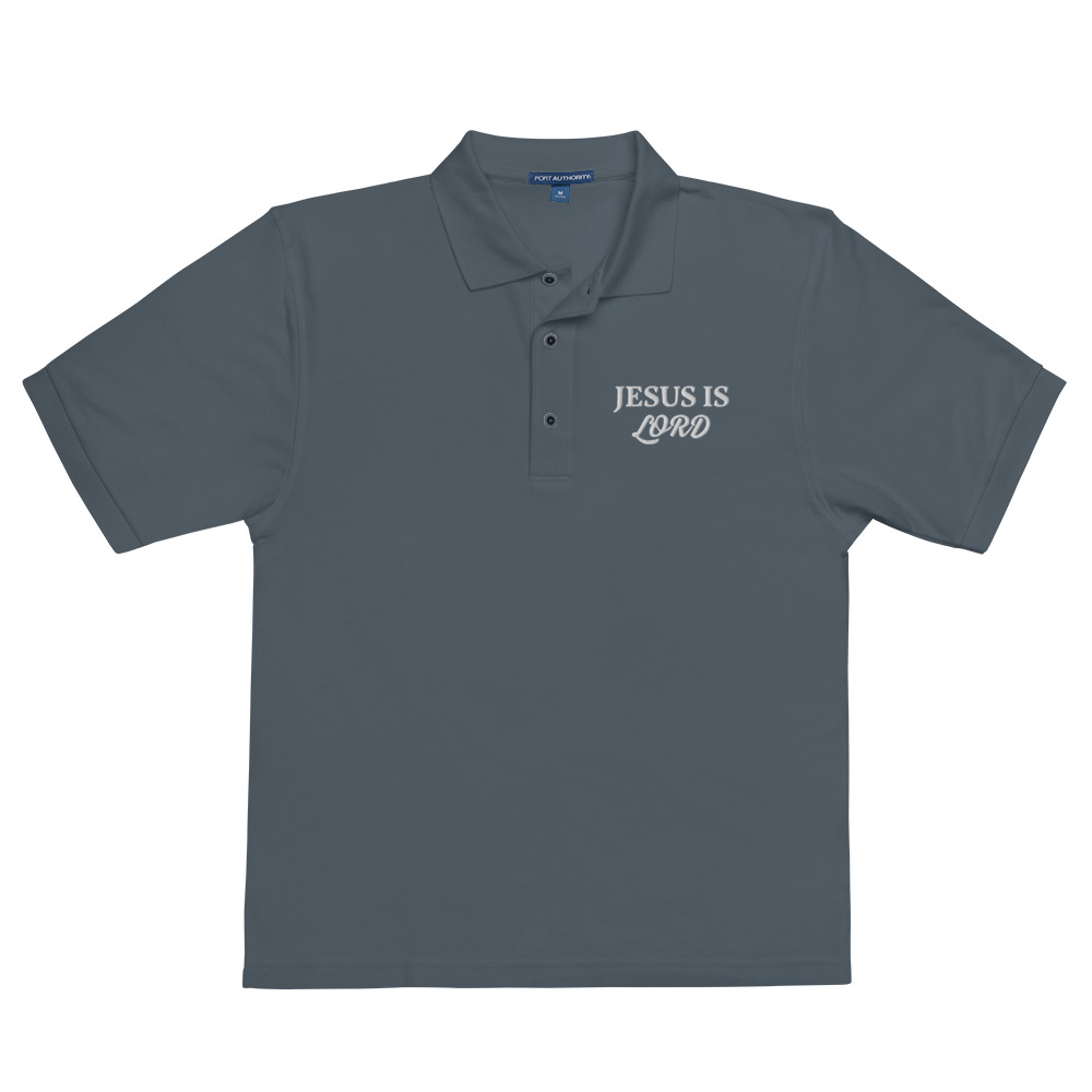 Jesus is LORD Men's Premium Polo