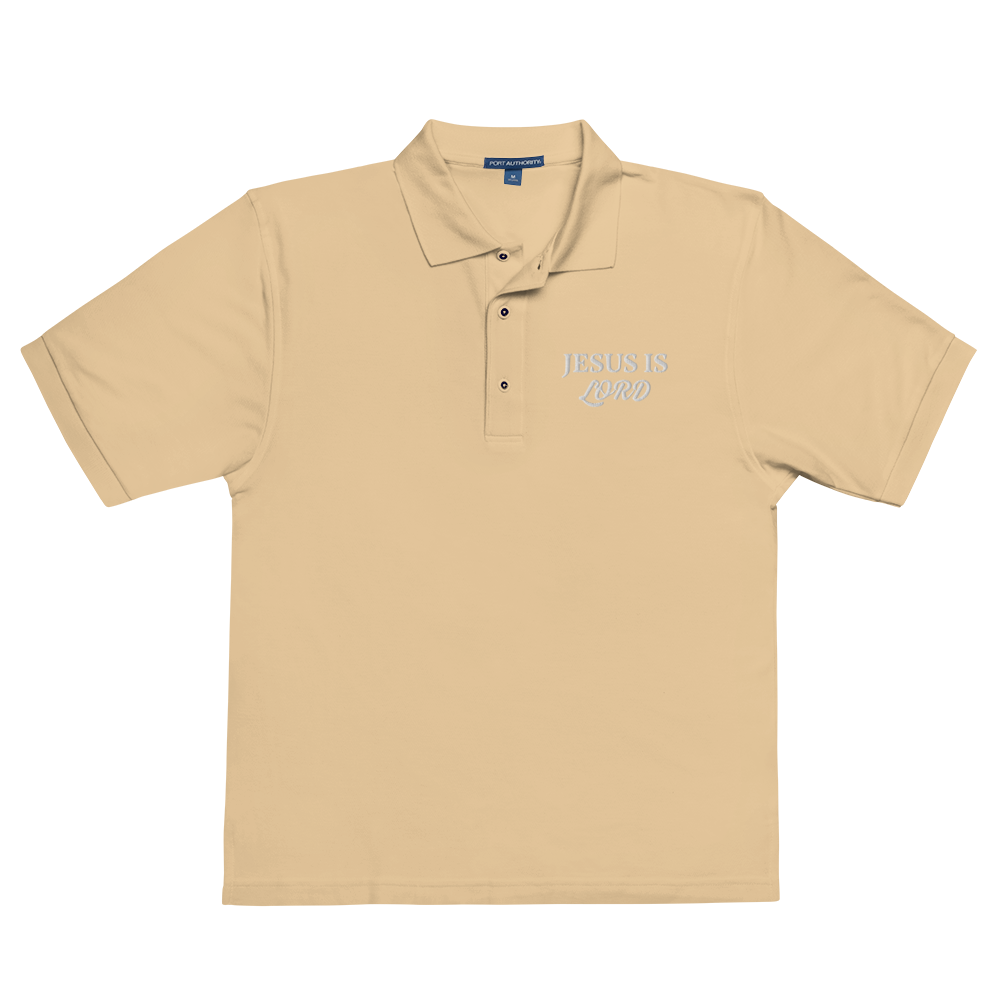 Jesus is LORD Men's Premium Polo