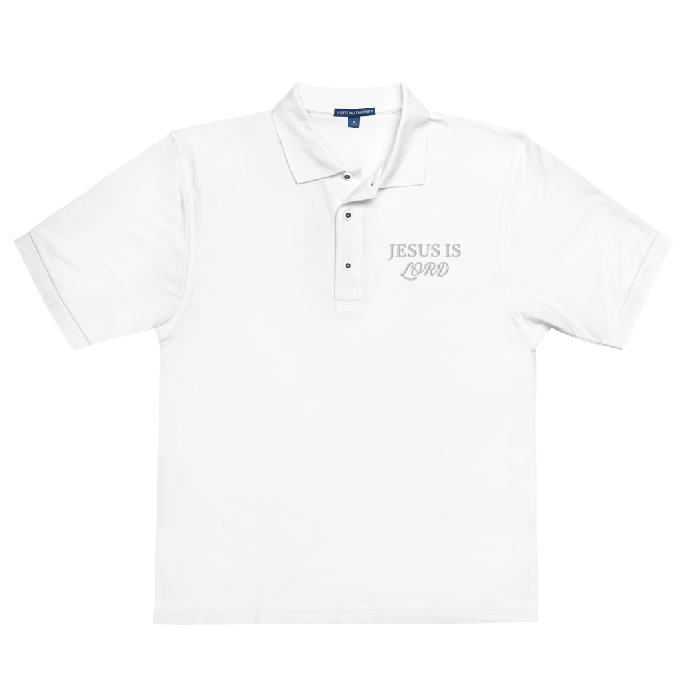 Jesus is LORD Men's Premium Polo