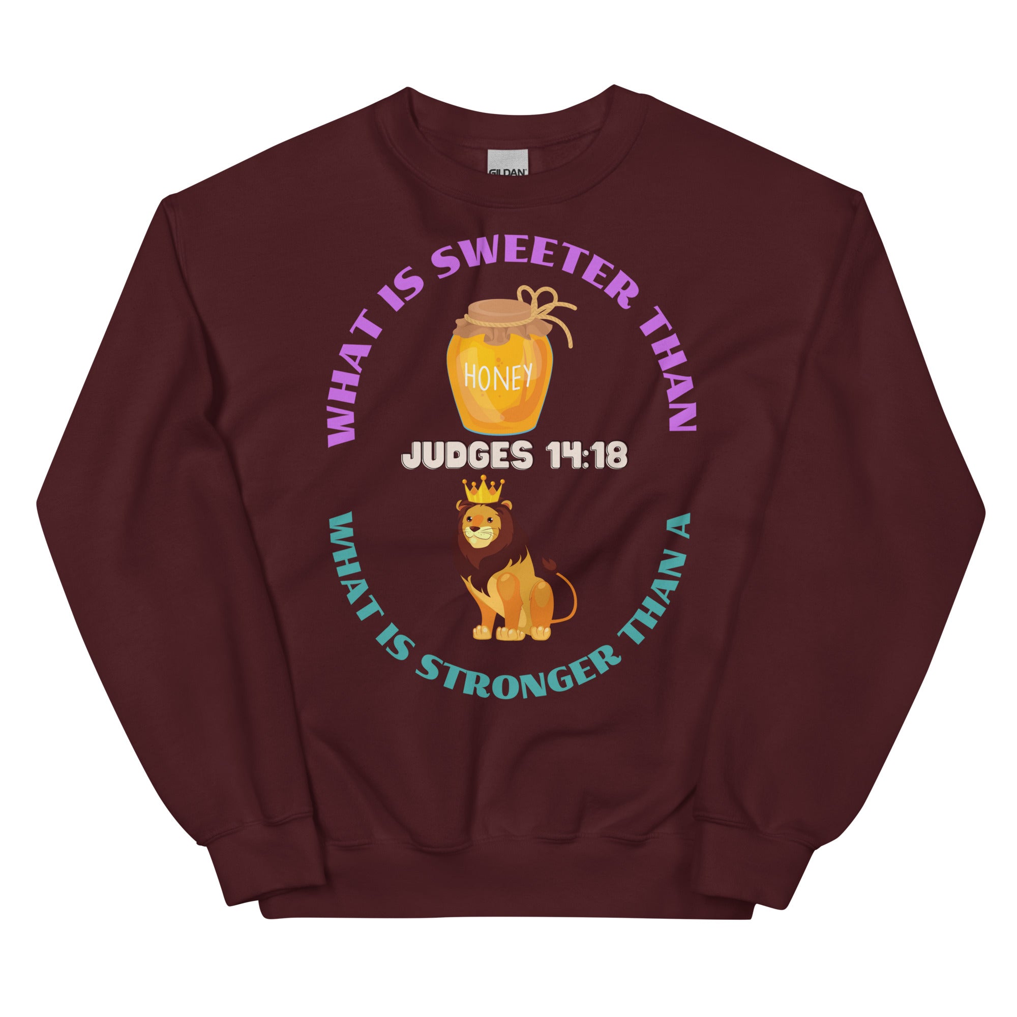 Judges 14:18 Unisex Premium Sweatshirt
