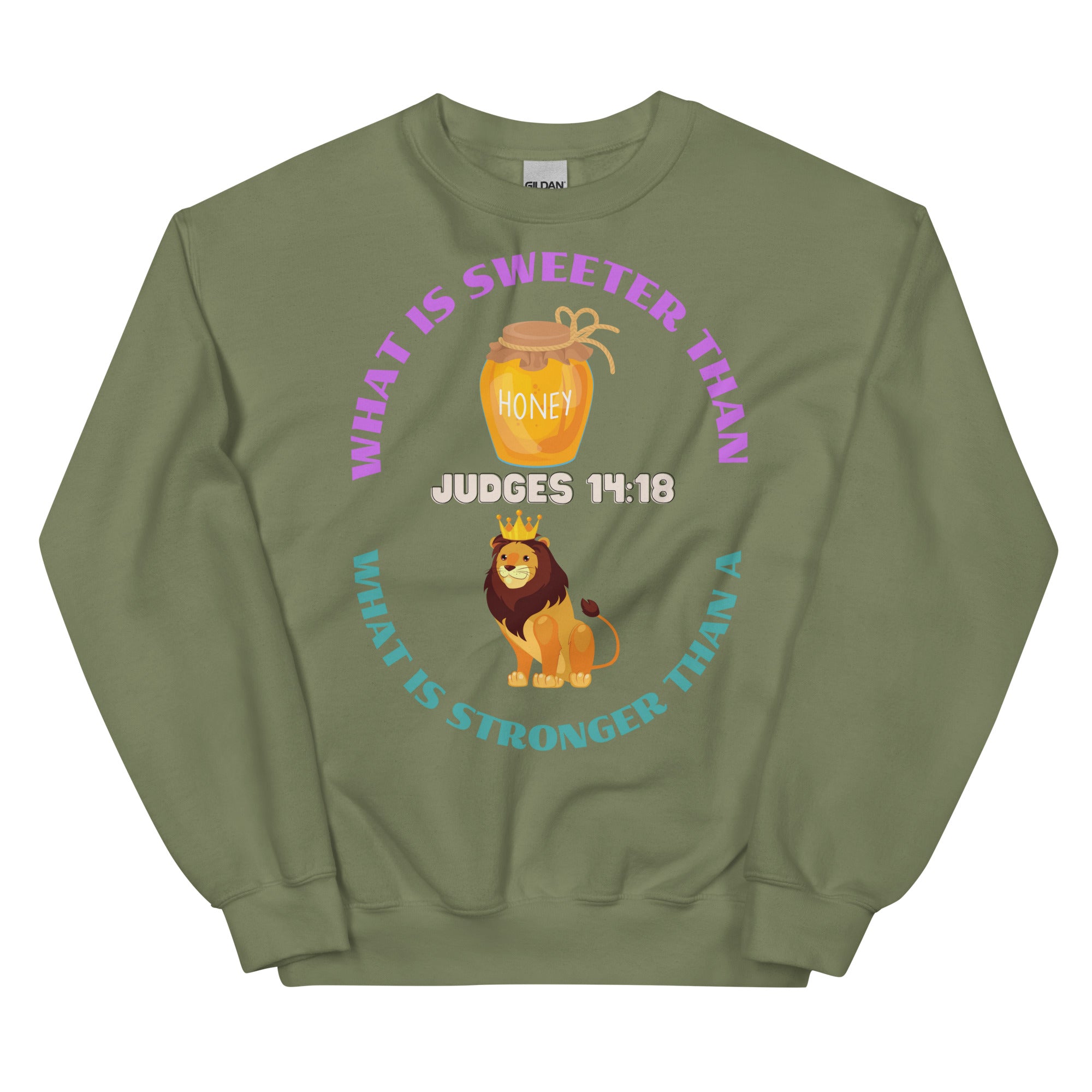 Judges 14:18 Unisex Premium Sweatshirt