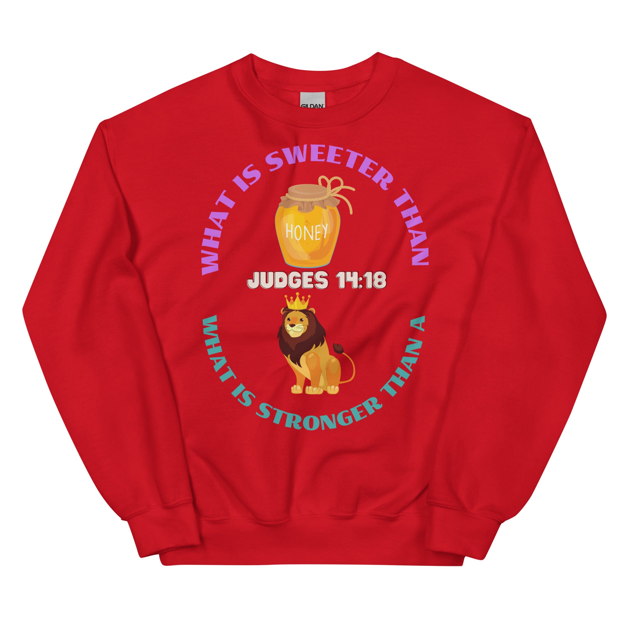 Judges 14:18 Unisex Premium Sweatshirt