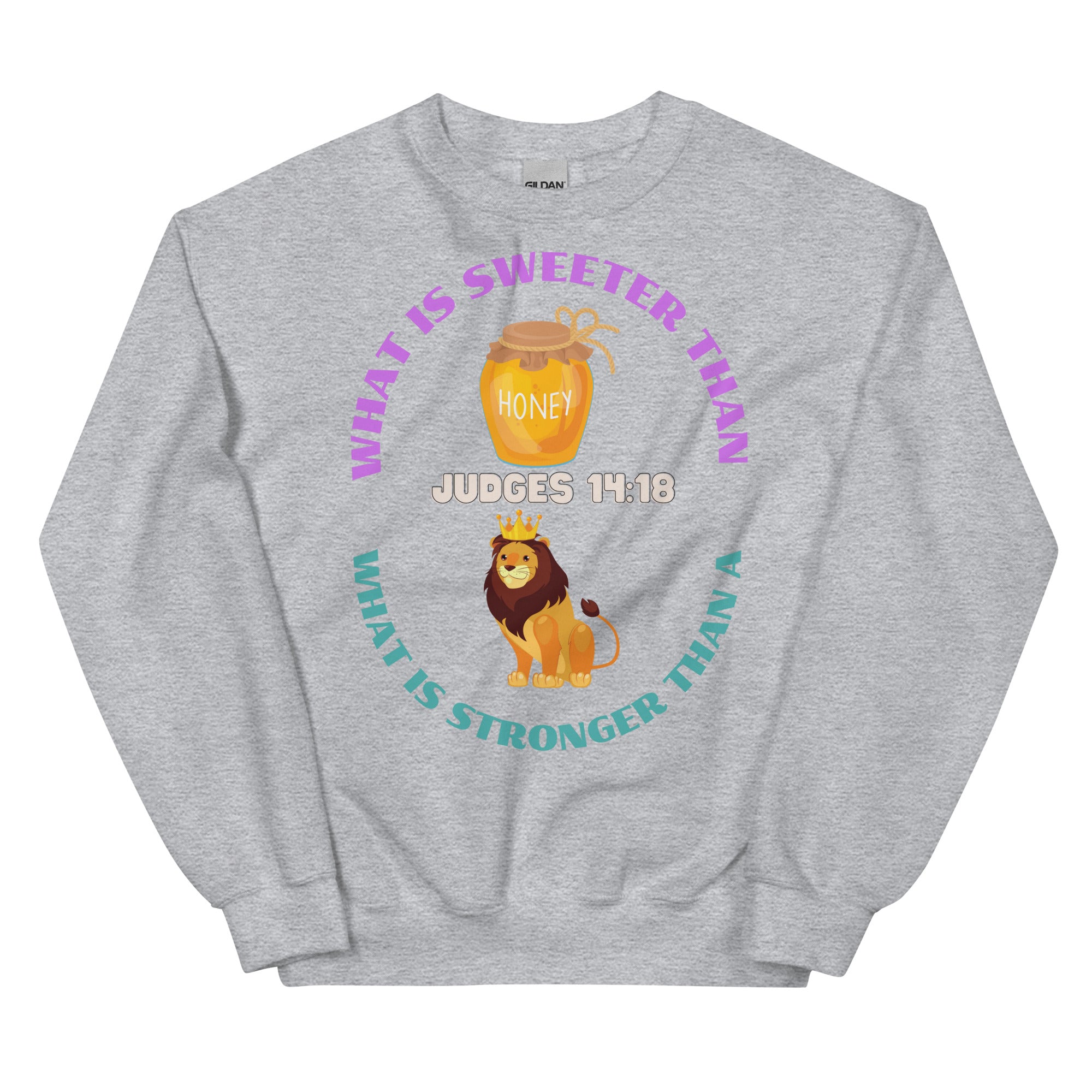Judges 14:18 Unisex Premium Sweatshirt