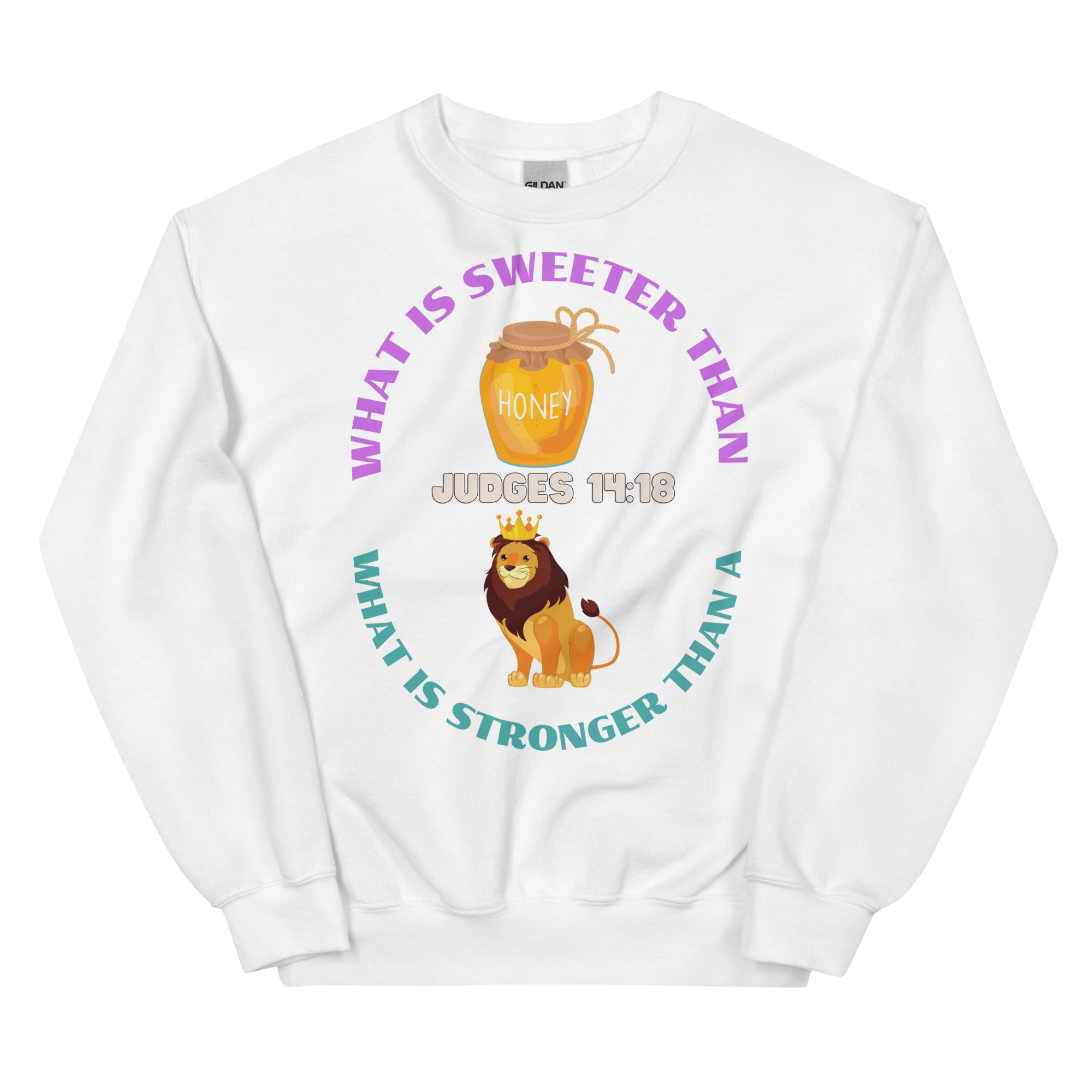 Judges 14:18 Unisex Premium Sweatshirt