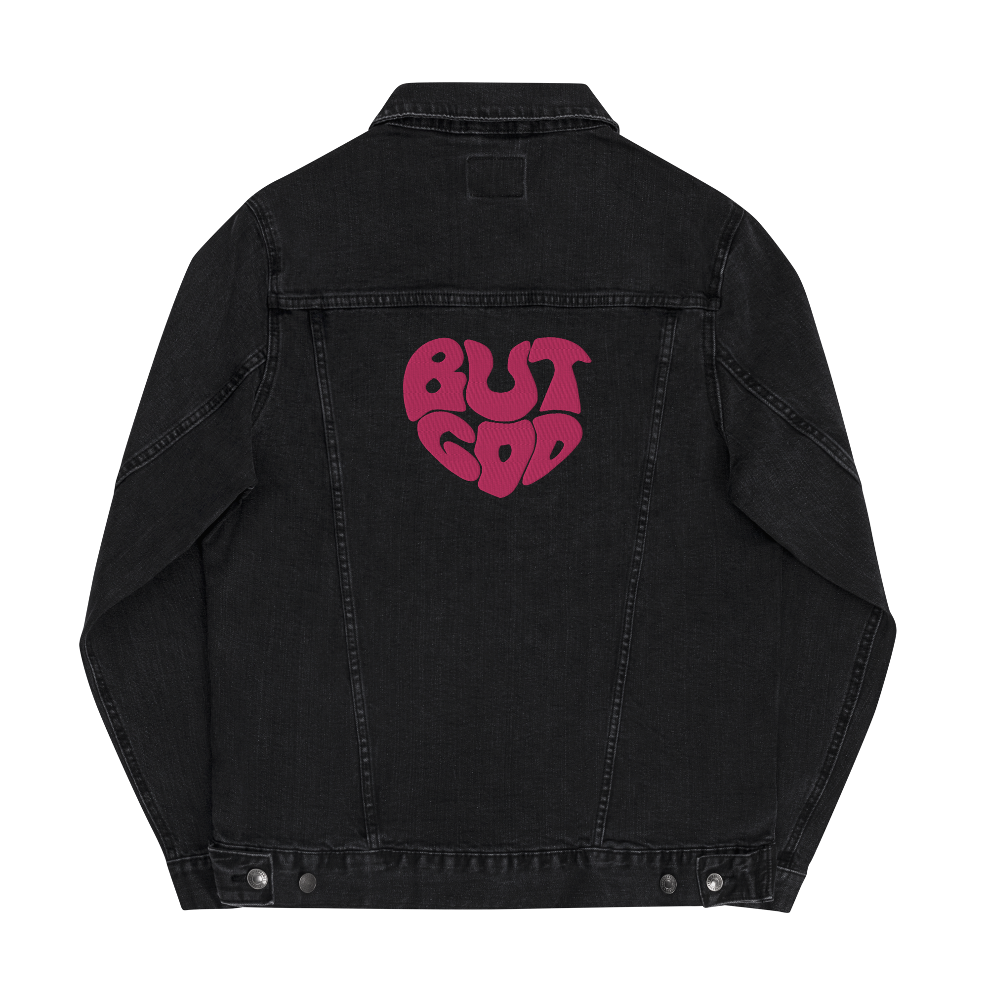But God Unisex denim jacket