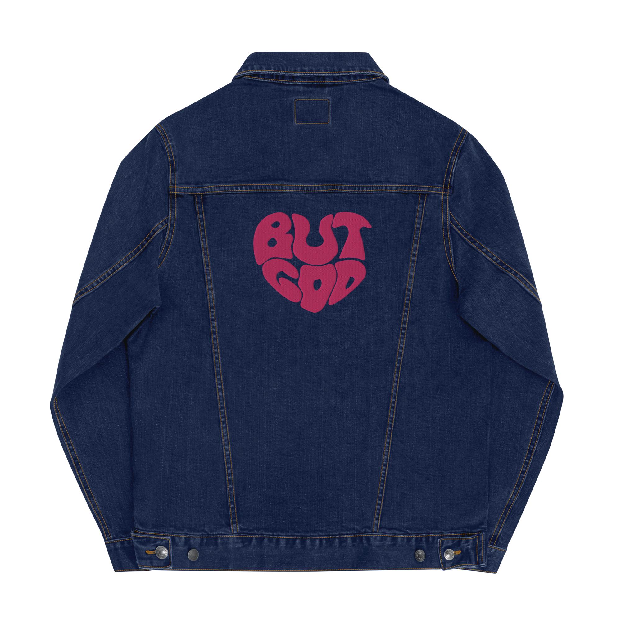 But God Unisex denim jacket