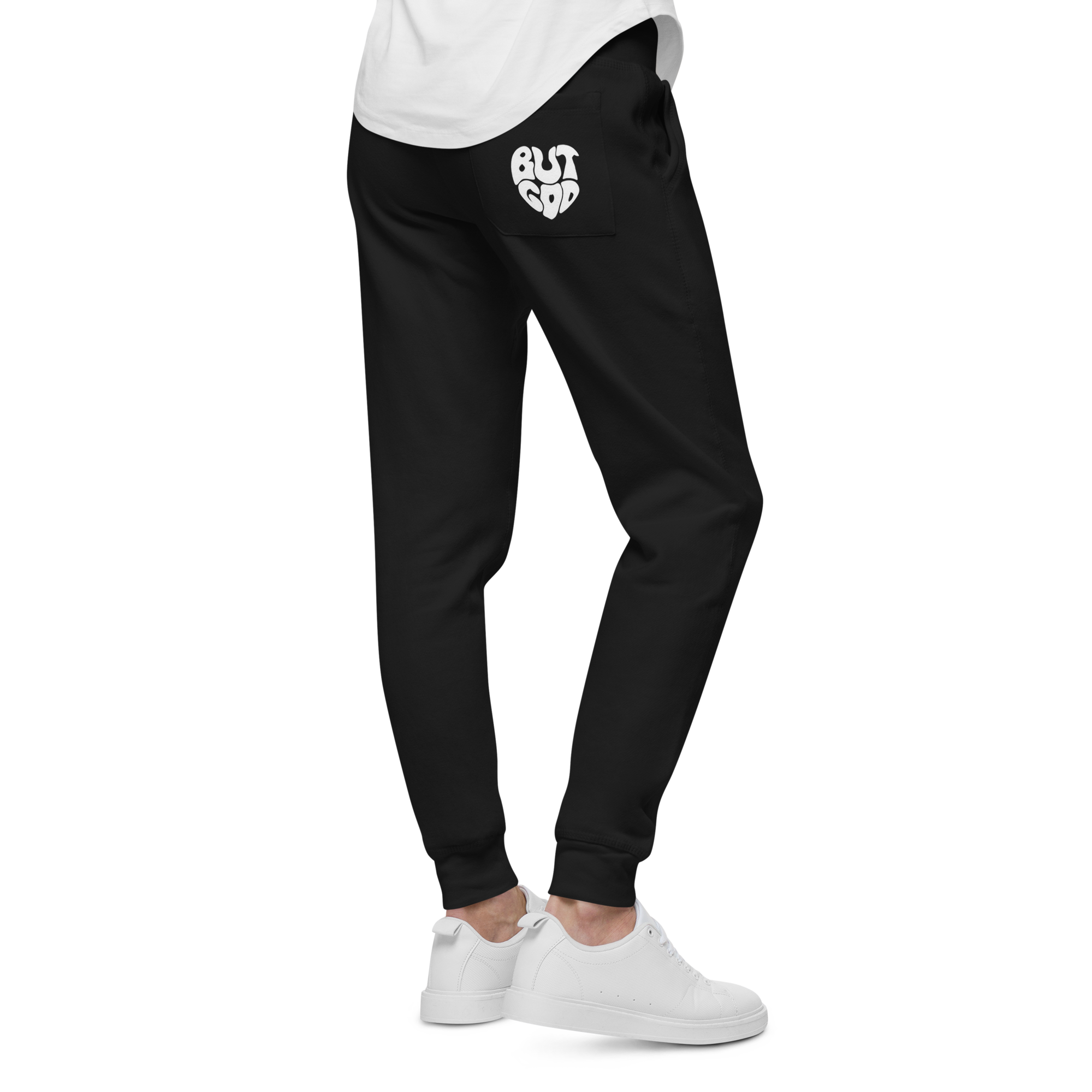 But God Unisex fleece sweatpants