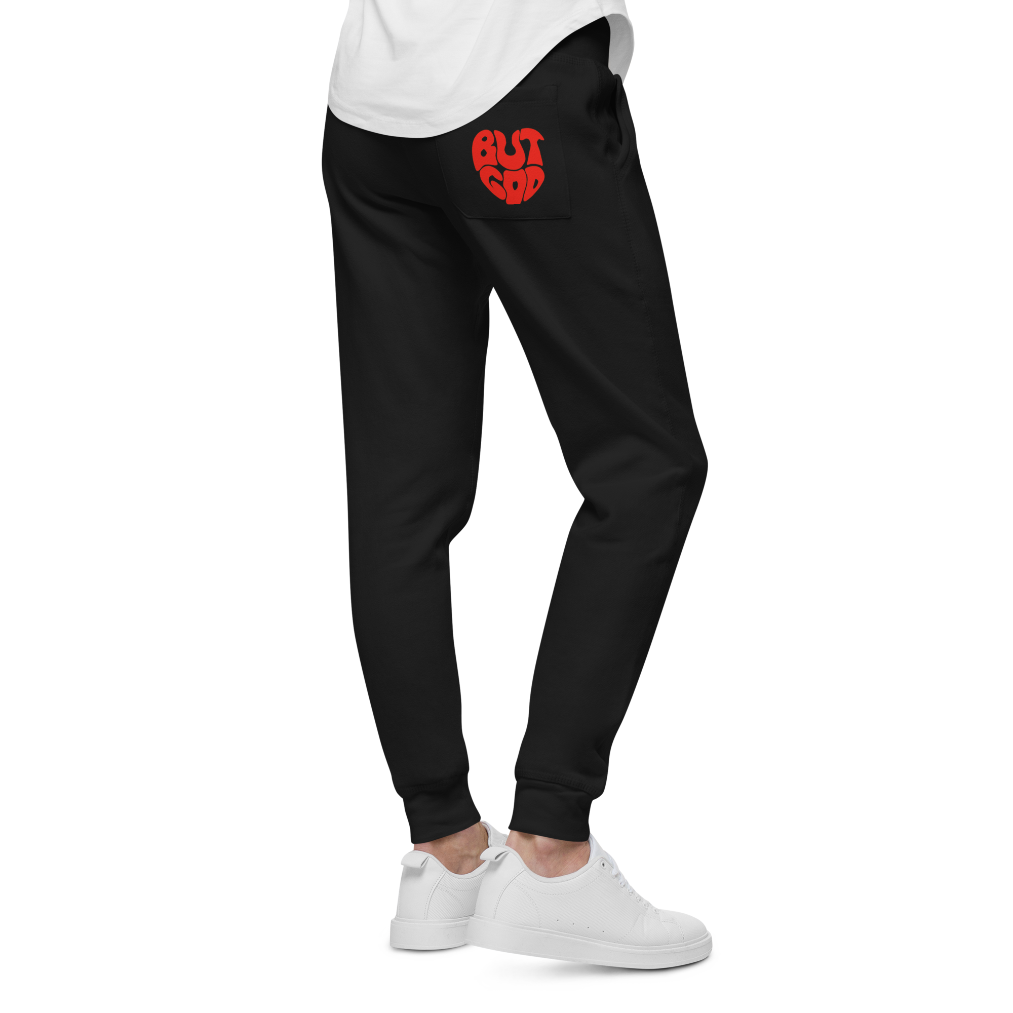 But God Unisex fleece sweatpants