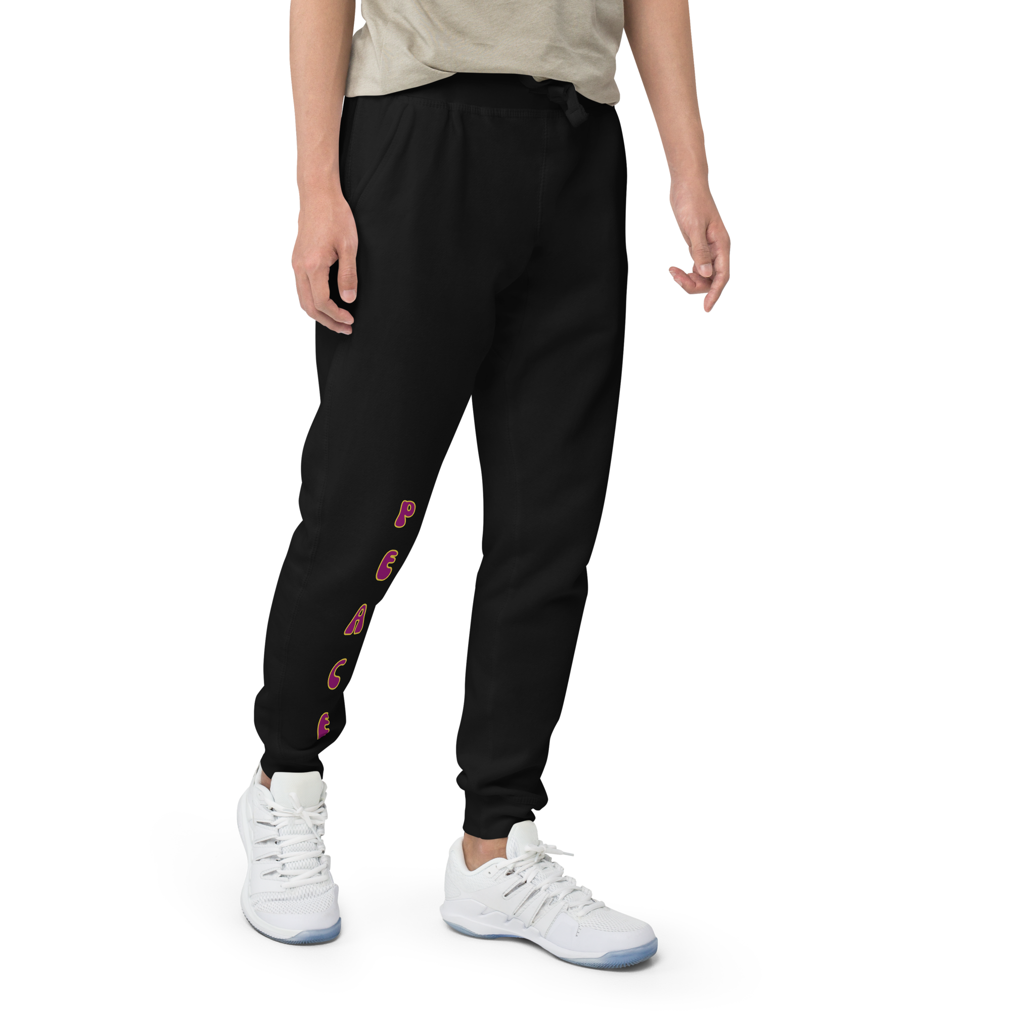 Peace Unisex fleece sweatpants