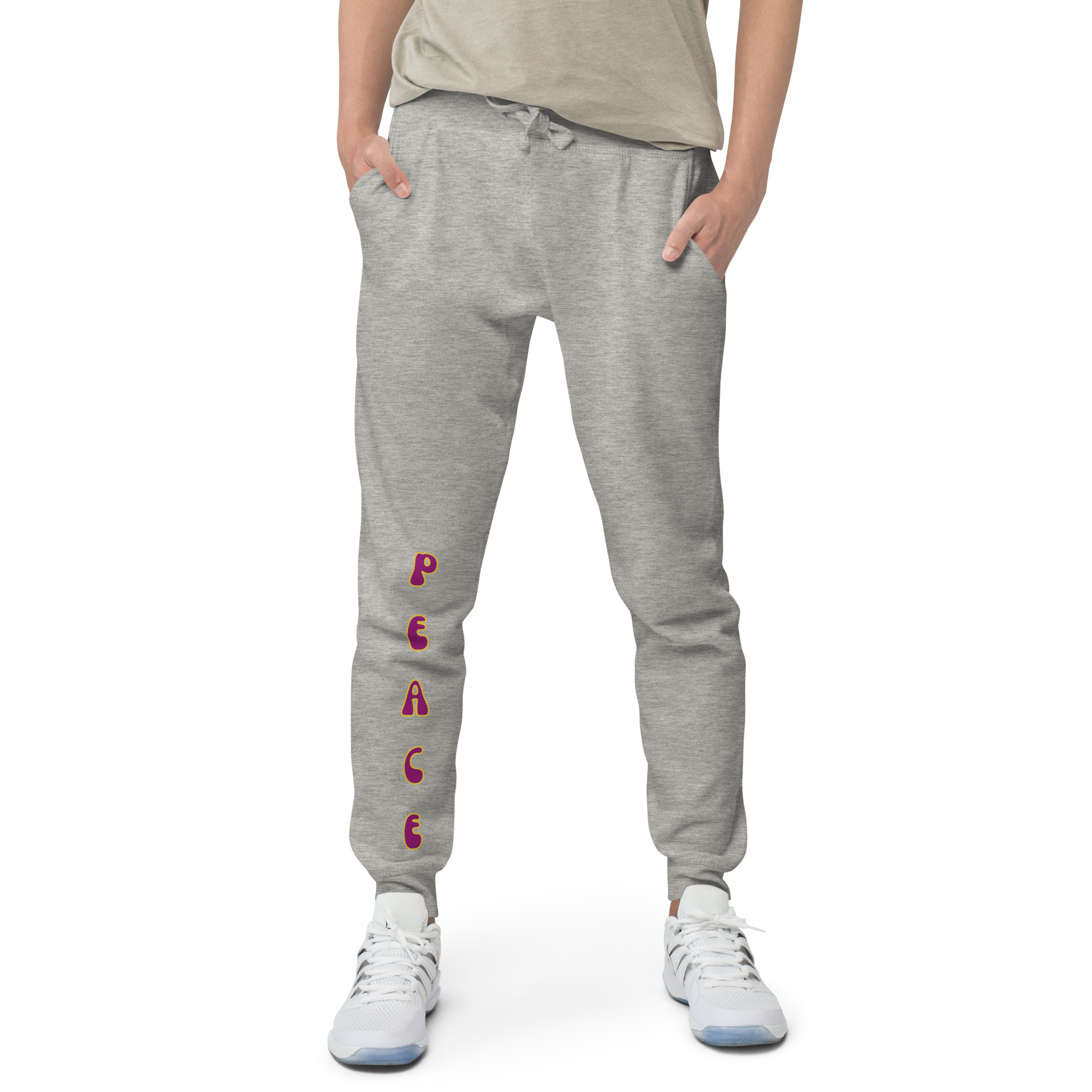 Peace Unisex fleece sweatpants