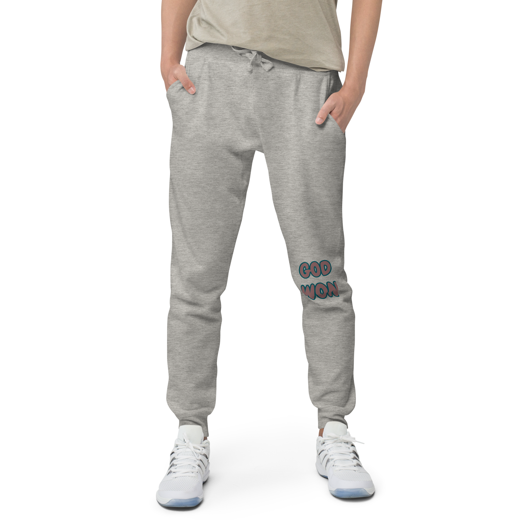 God Won Unisex fleece sweatpants