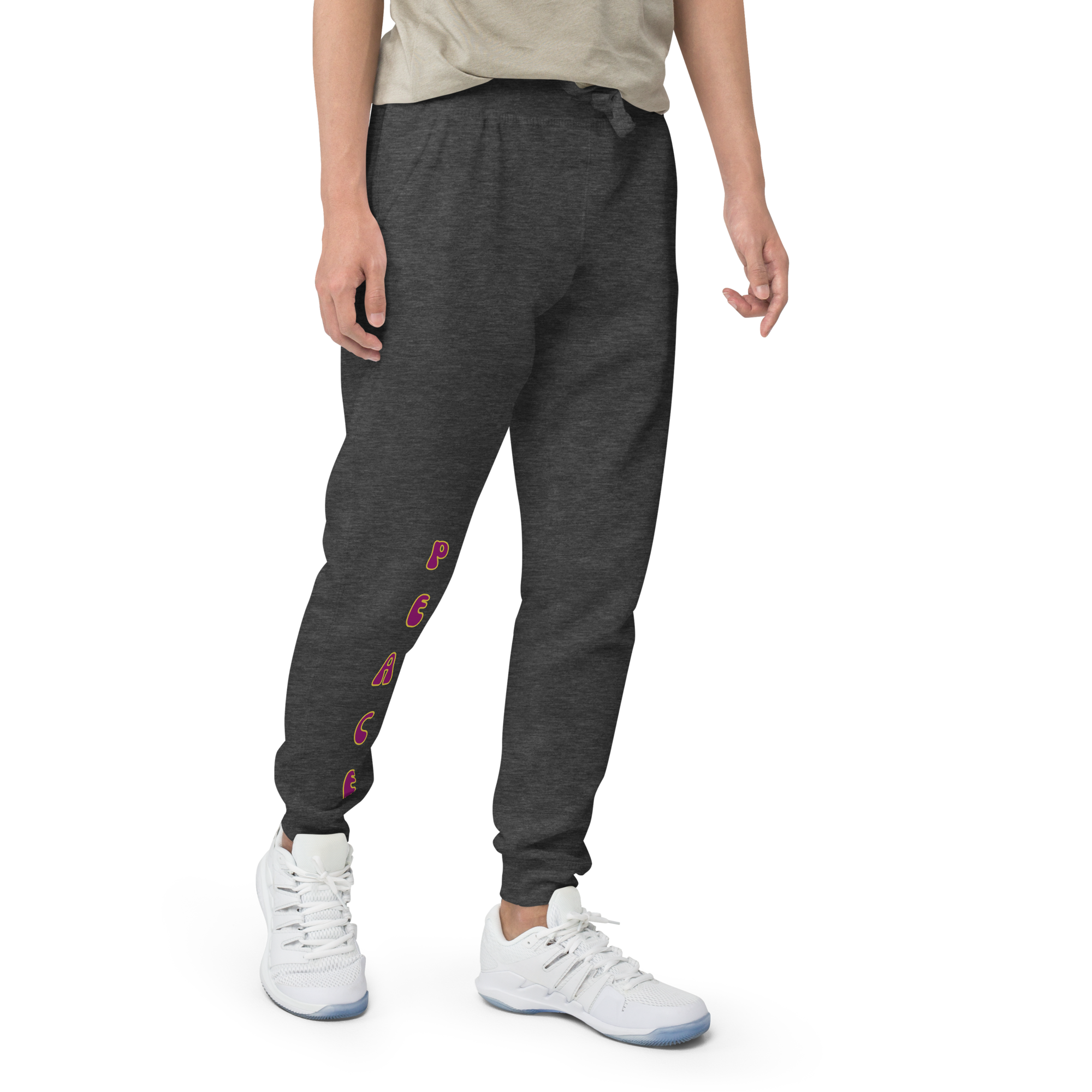 Peace Unisex fleece sweatpants