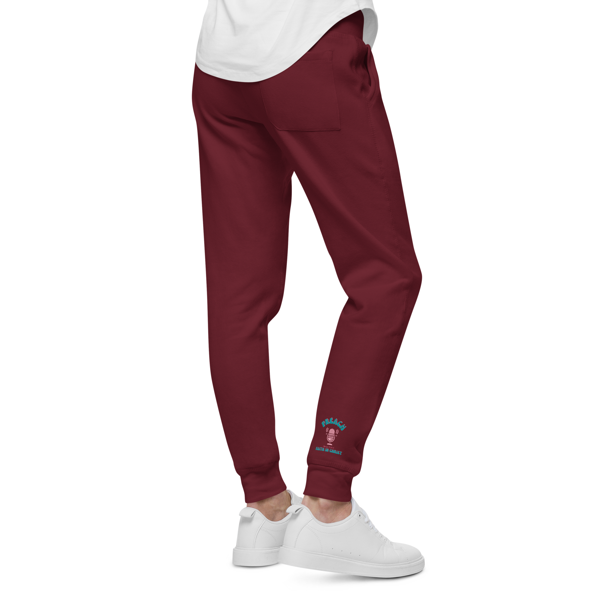 Preach Faith in Christ Unisex fleece sweatpants