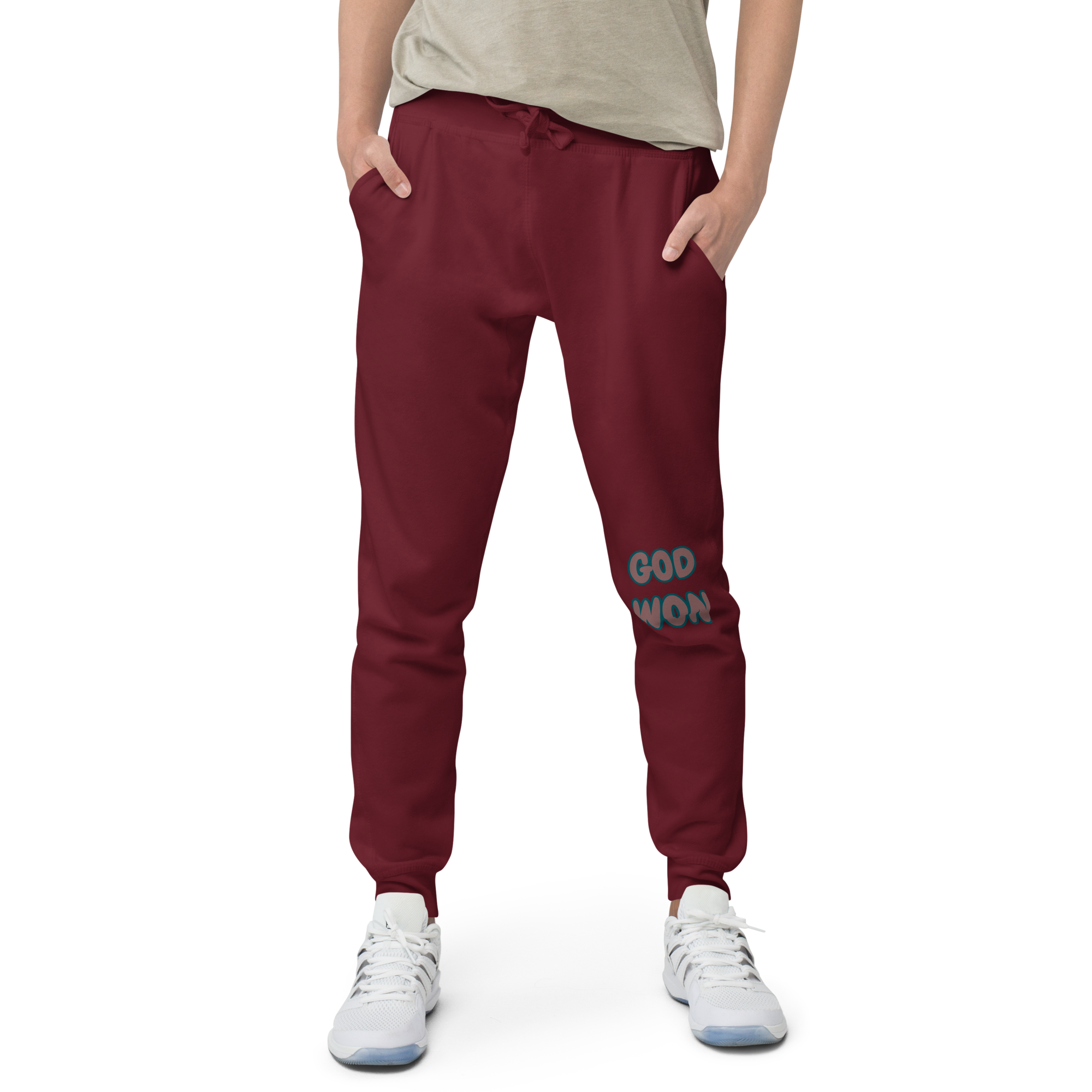 God Won Unisex fleece sweatpants