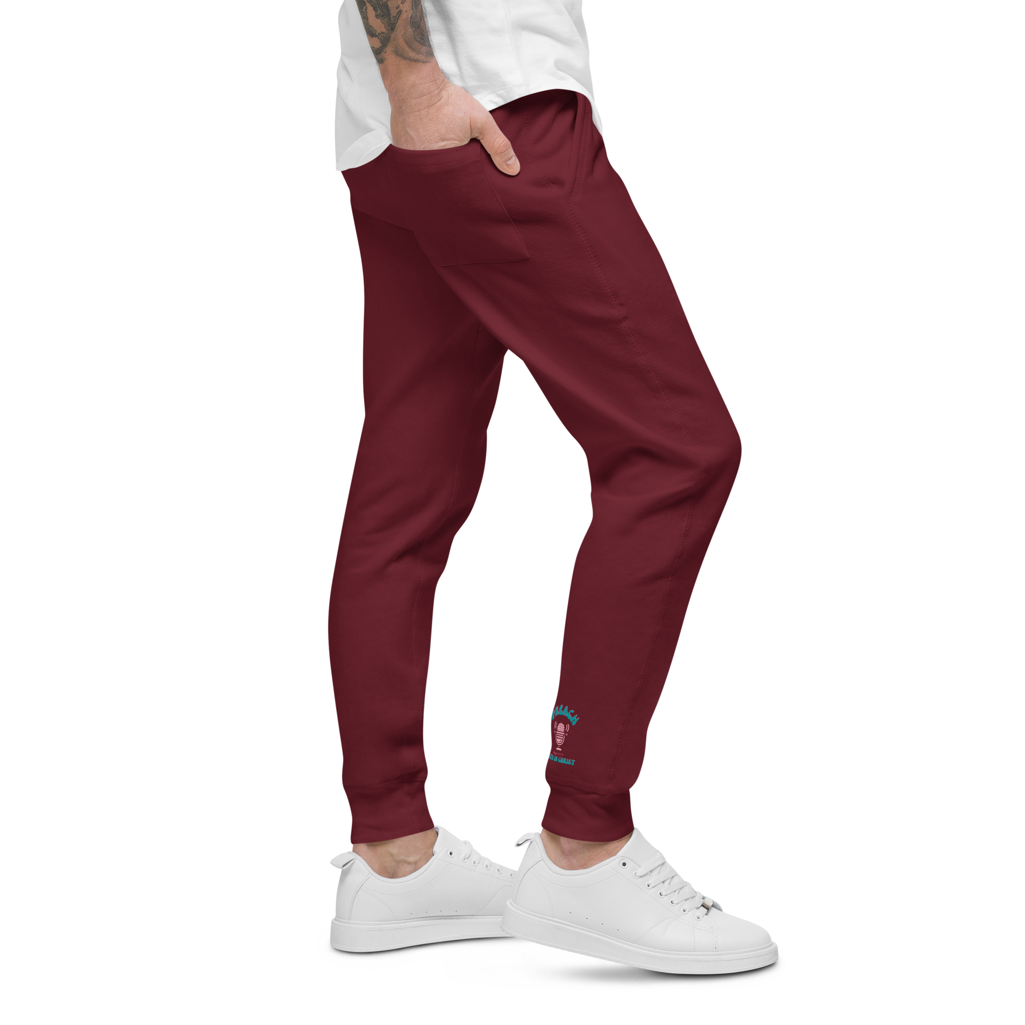 Preach Faith in Christ Unisex fleece sweatpants