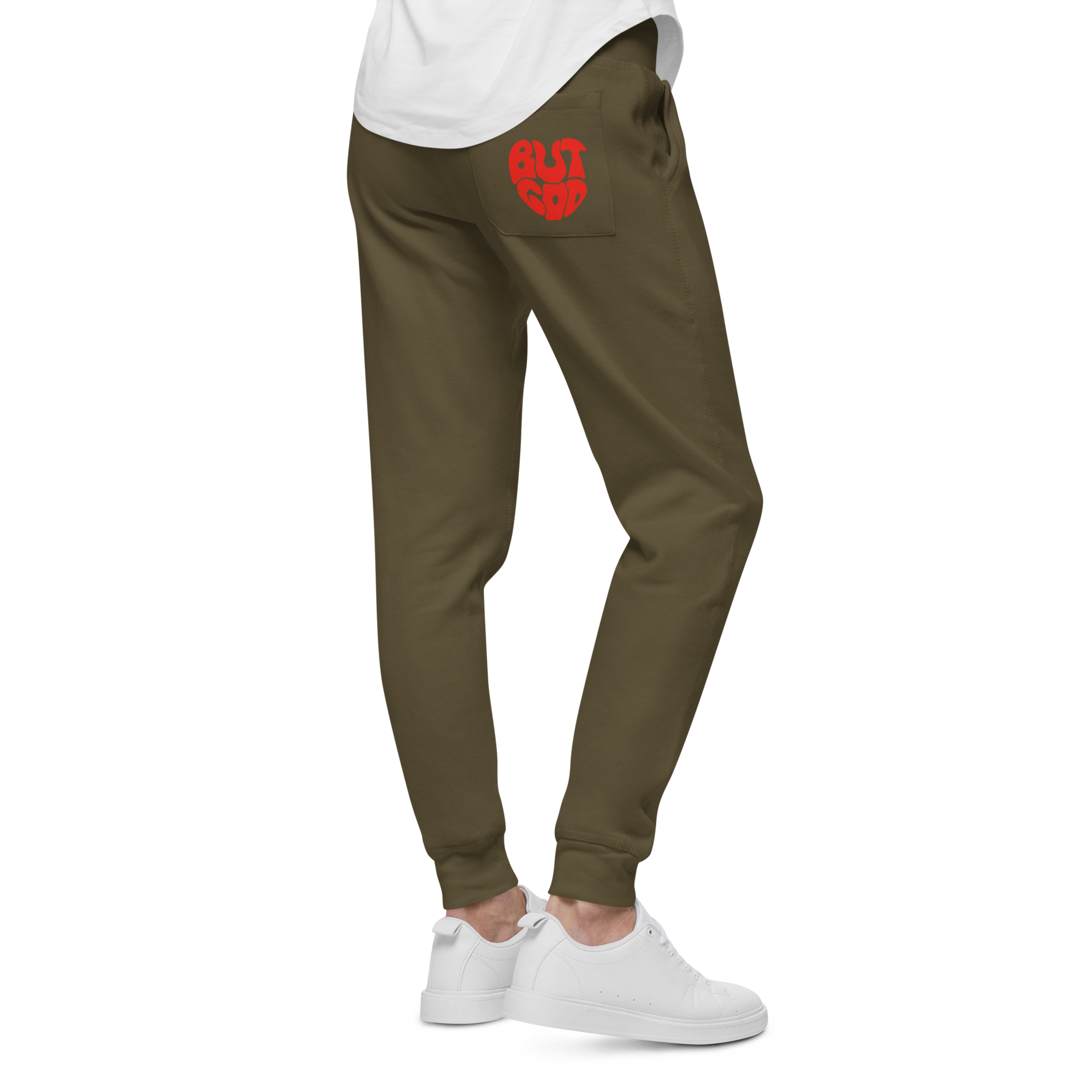 But God Unisex fleece sweatpants