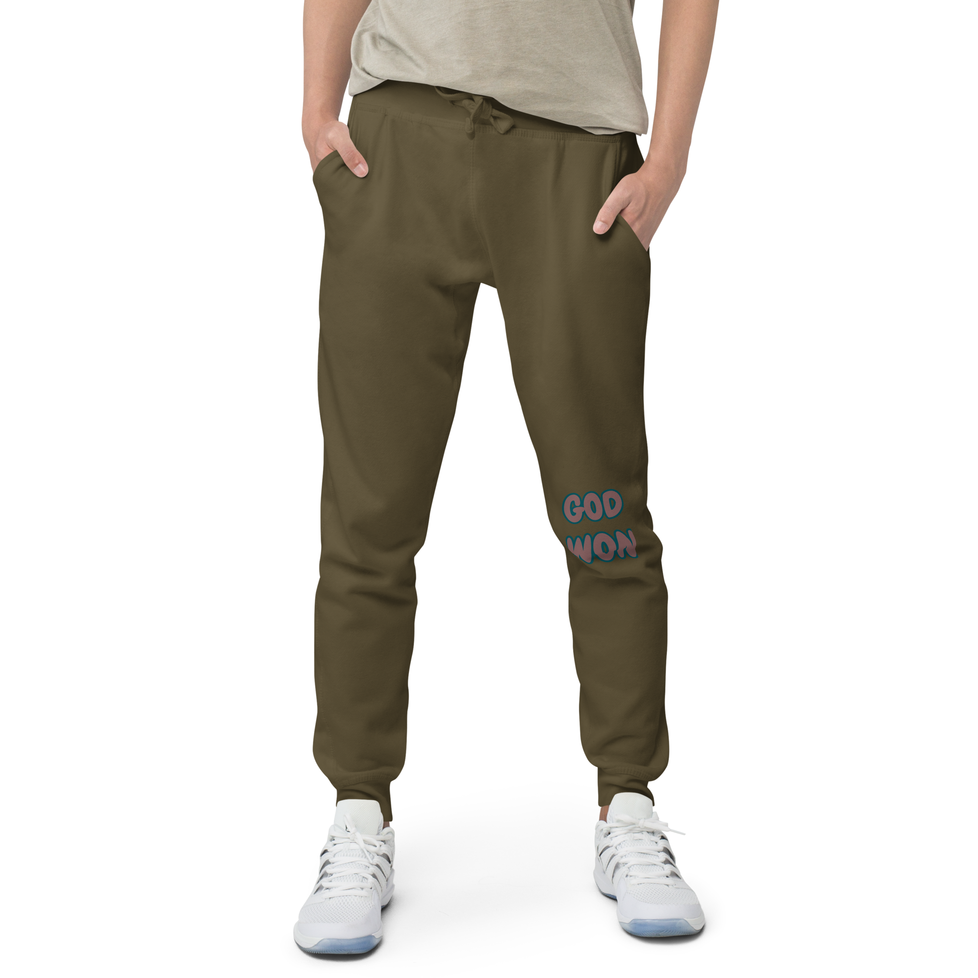 God Won Unisex fleece sweatpants