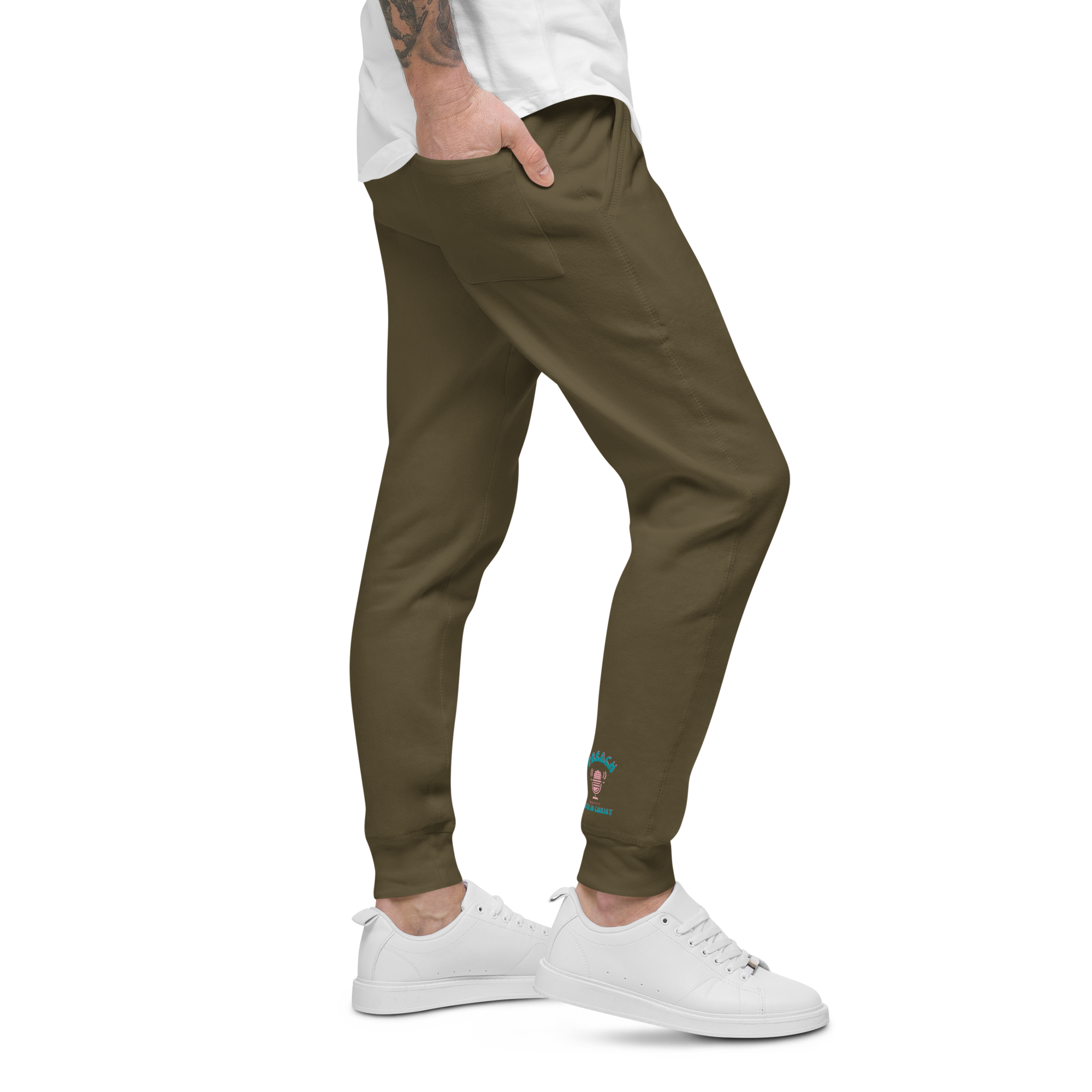 Preach Faith in Christ Unisex fleece sweatpants