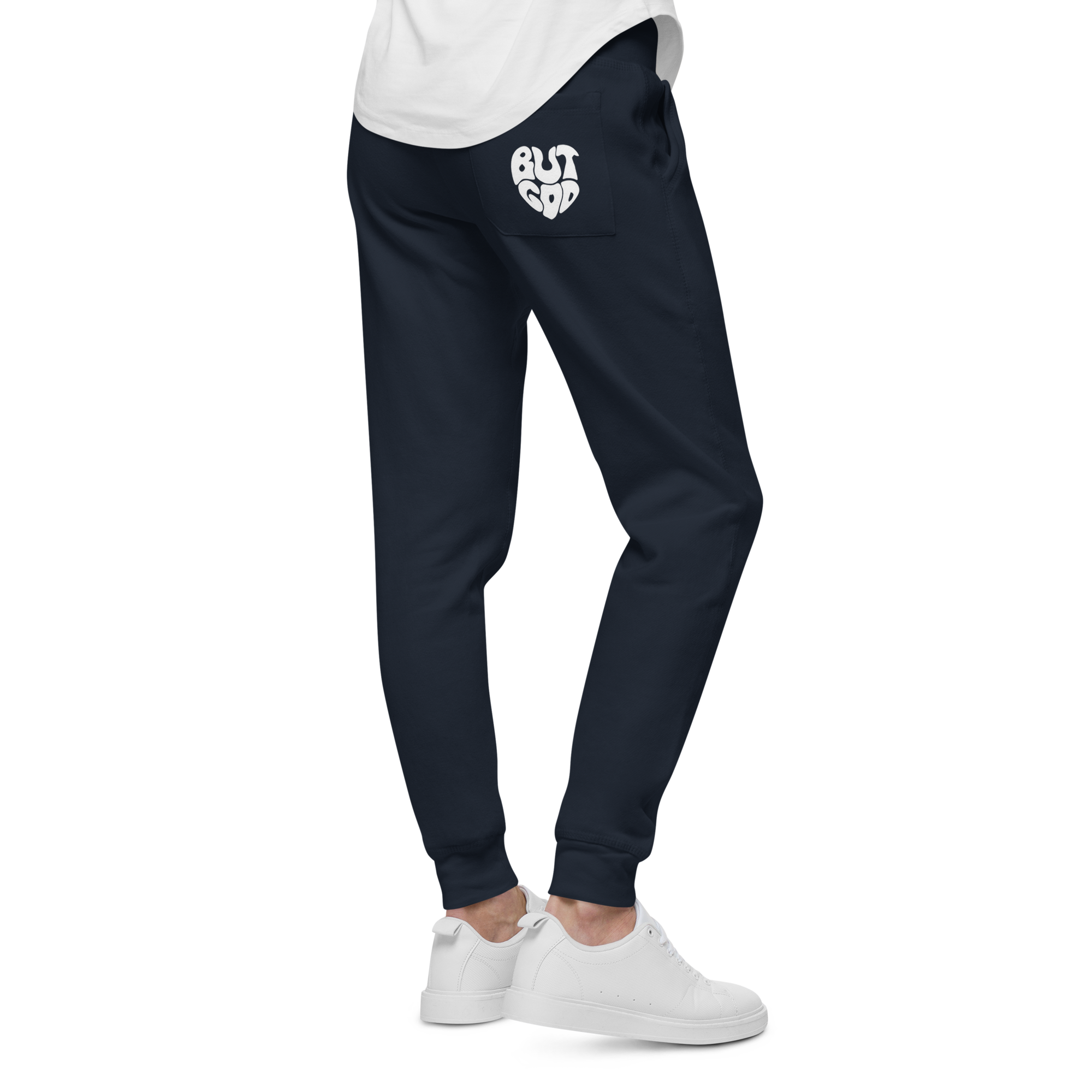 But God Unisex fleece sweatpants