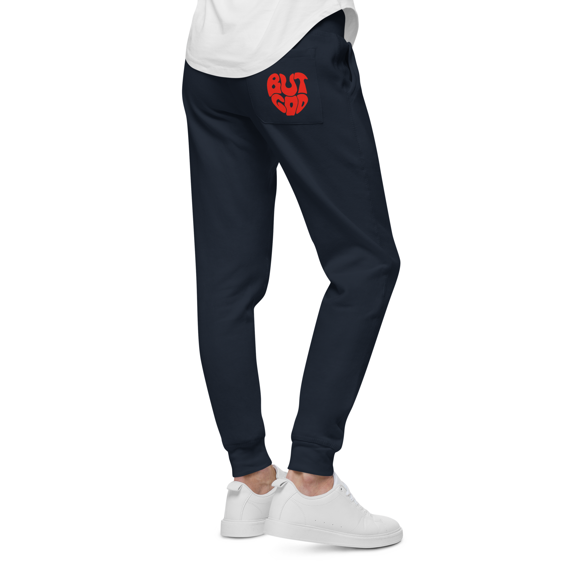 But God Unisex fleece sweatpants