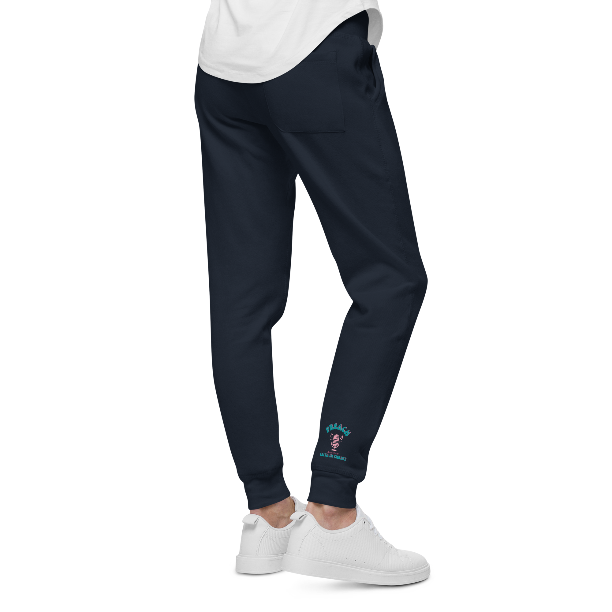 Preach Faith in Christ Unisex fleece sweatpants